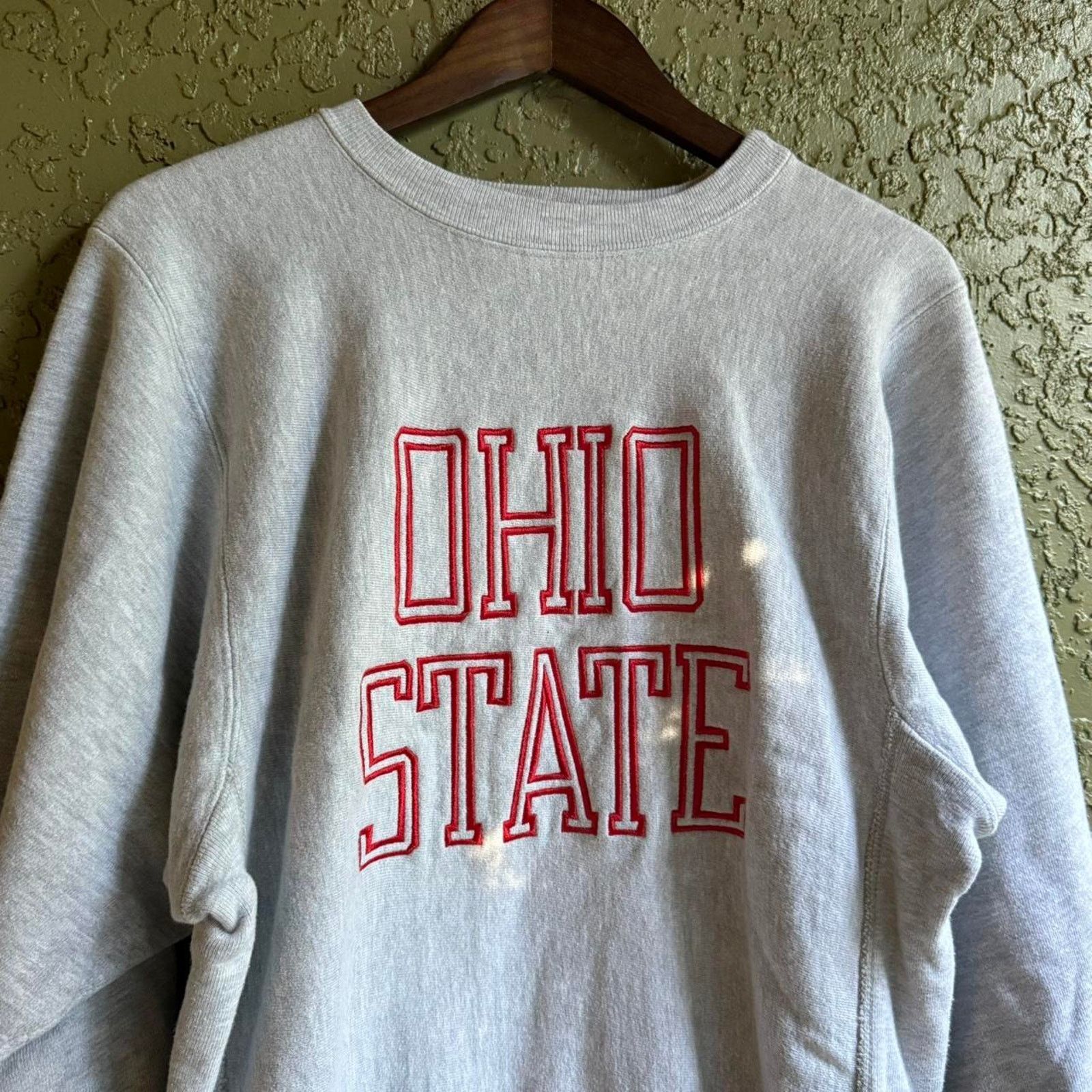Champion Vintage 90s Ohio State Reverse Weave Men's M Grey Sweatshirt Size US M / EU 48-50 / 2 - 3 Thumbnail