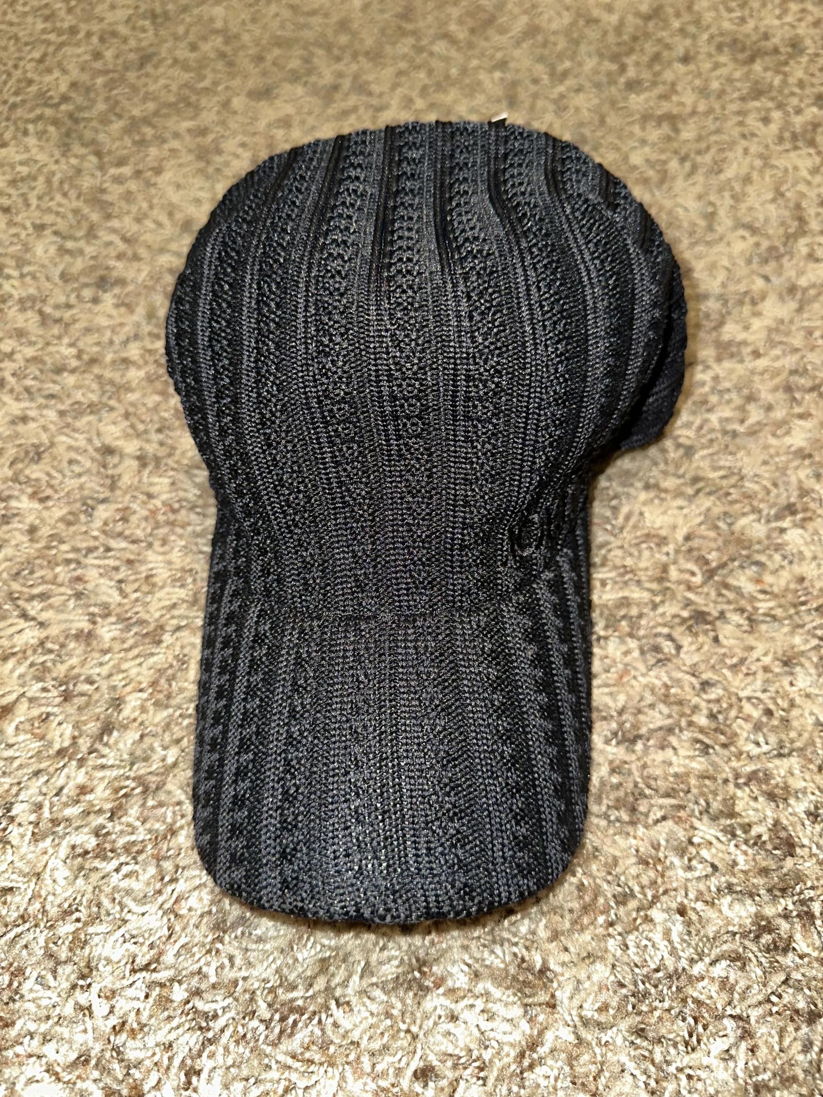 Jordan Brand AIR JORDAN Jumpman Knit Woven Flex Fit Hat Cap Black 2005 Size ONE SIZE - 1 Thumbnail