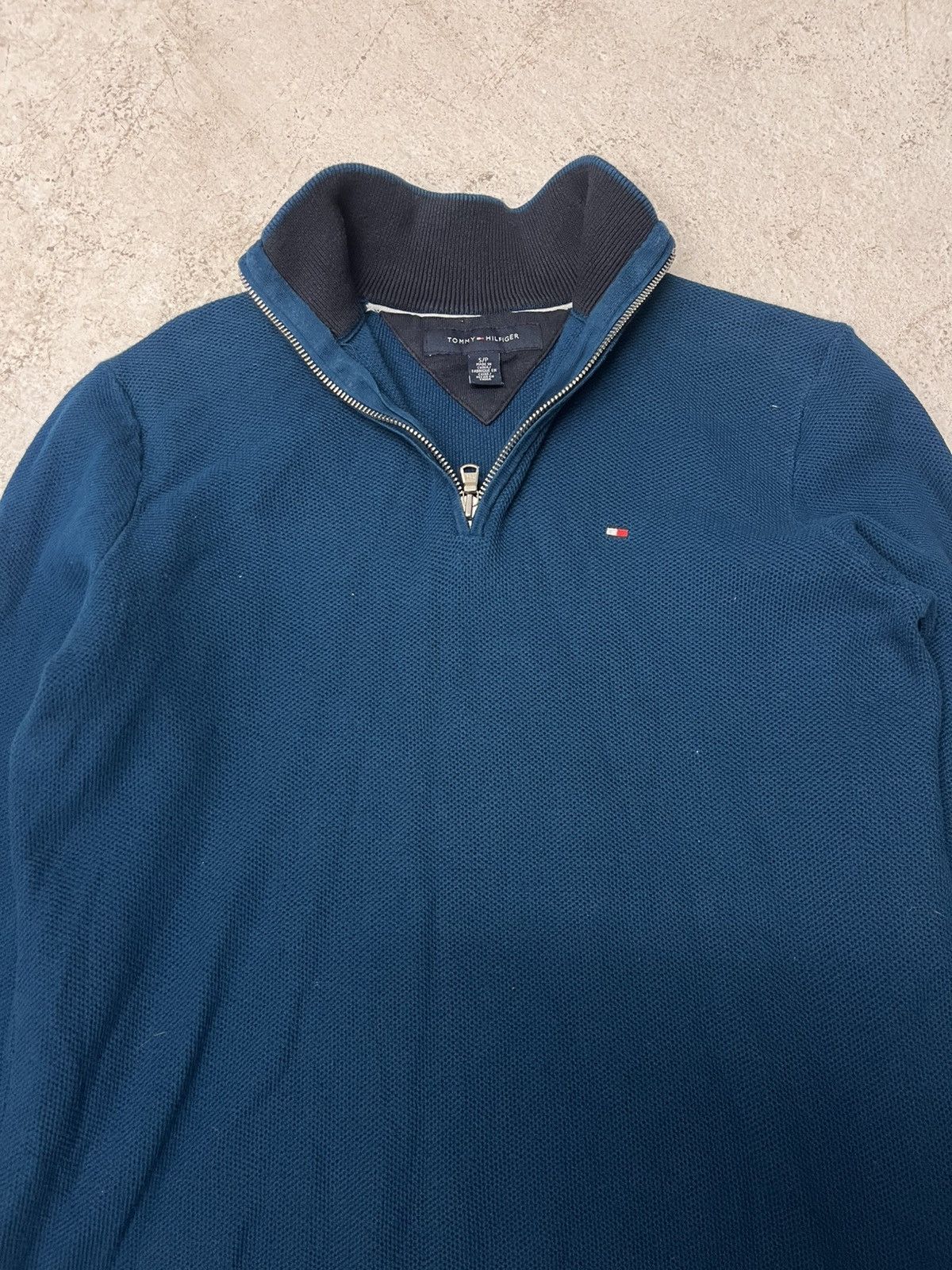 Tommy Hilfiger Blue tommy hilfiger quarter zip sweater Size US S / EU 44-46 / 1 - 1 Thumbnail