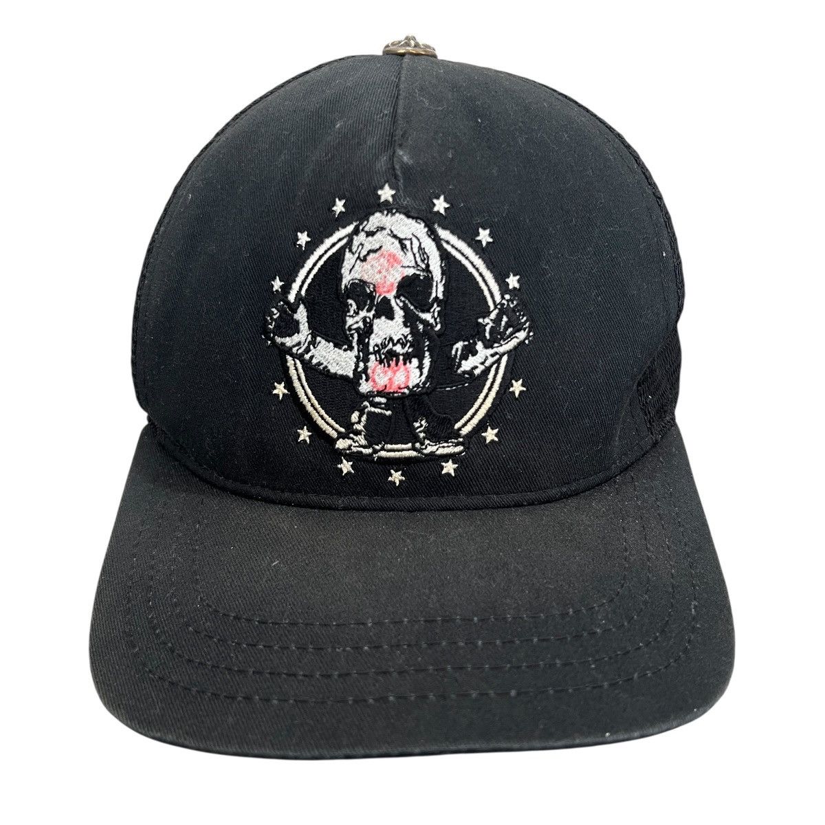 Chrome Hearts CHROME HEARTS FOTI Skull Monogram Mesh Cap OS Size ONE SIZE - 1 Thumbnail