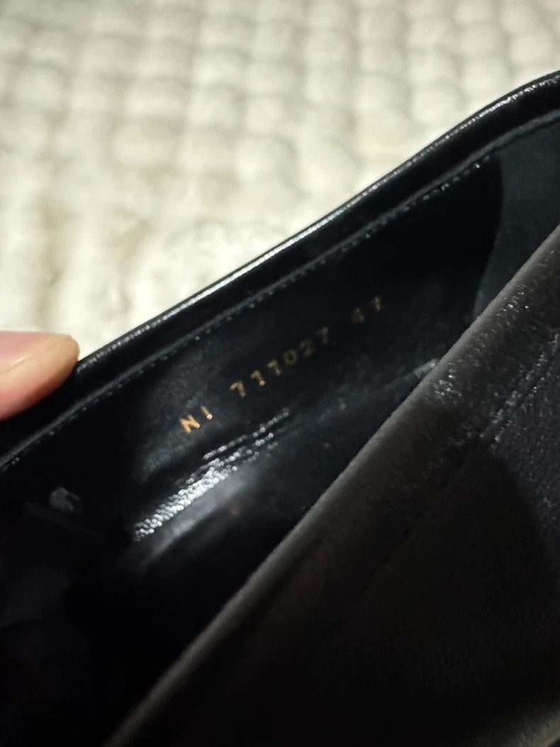 Saint Laurent Paris Saint laurent paris Black and gold loafers shoes 2506-Nexta Size US 8 / EU 41 - 7 Thumbnail