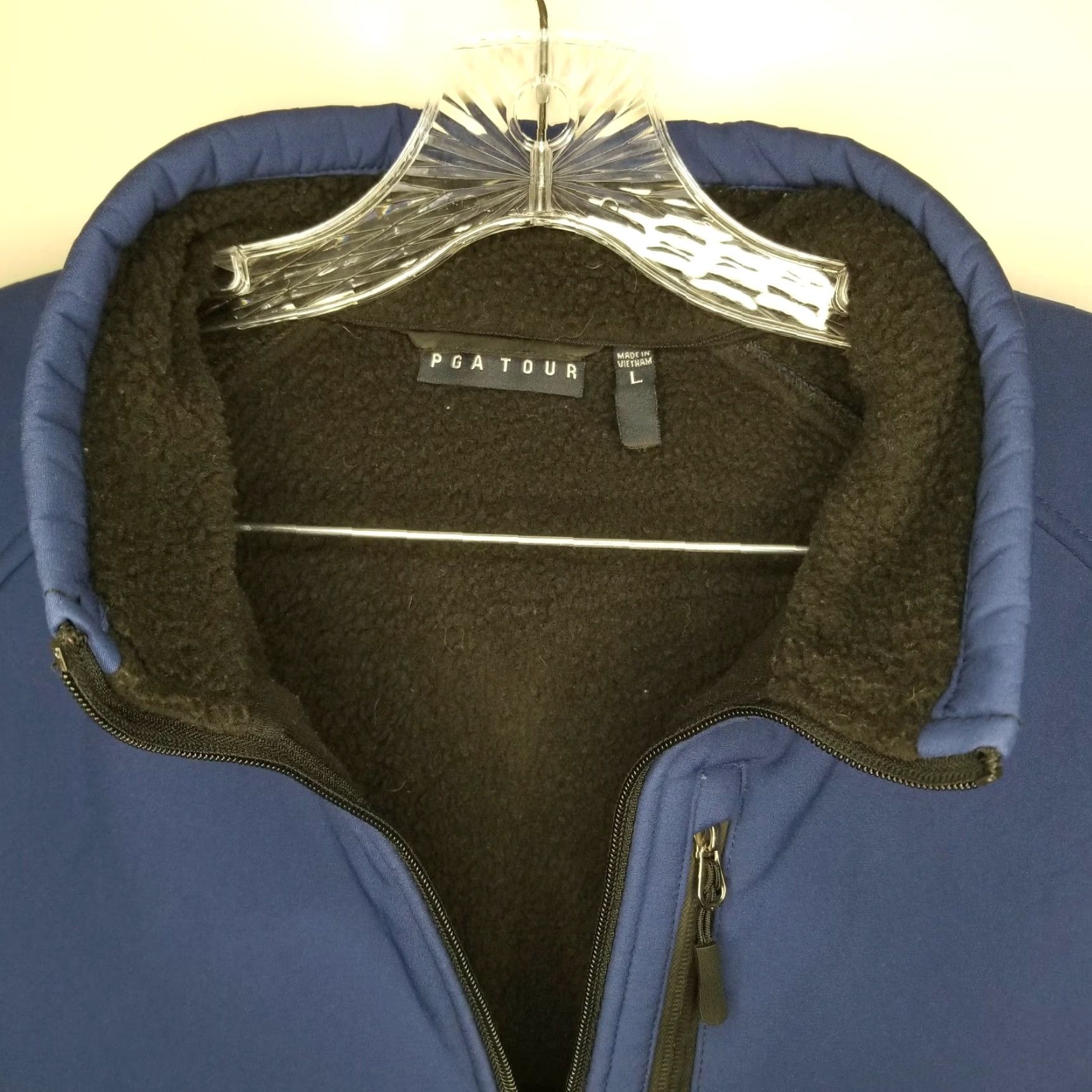 PGA Tour Pga Tour Mens Blue Full Zip Jacket Size L Size US L / EU 52-54 / 3 - 3 Thumbnail