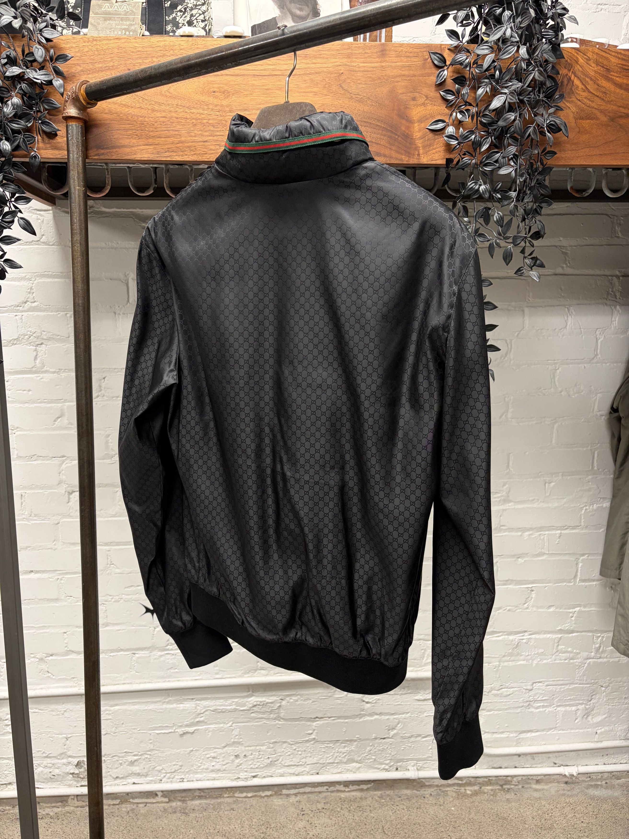 Gucci 2010s Gucci ‘GG Interlock Monogram’ Black Track Jacket with Jersey Cotton Liner Size US S / EU 44-46 / 1 - 4 Thumbnail