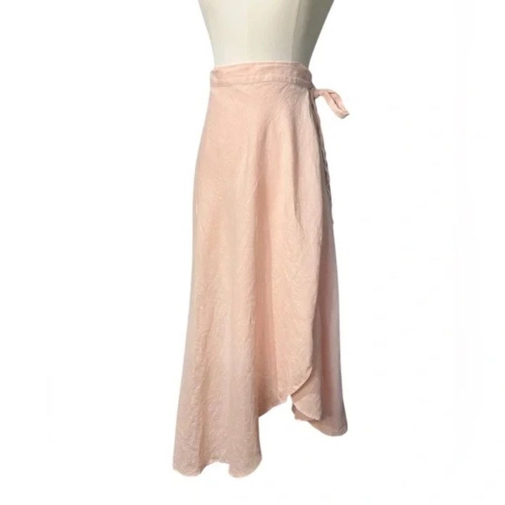 Other Aritzia Wilfred Eleta Skirt Linen Wrap Midi skirt size smal Size 28" / US 6 / IT 42 - 2 Thumbnail