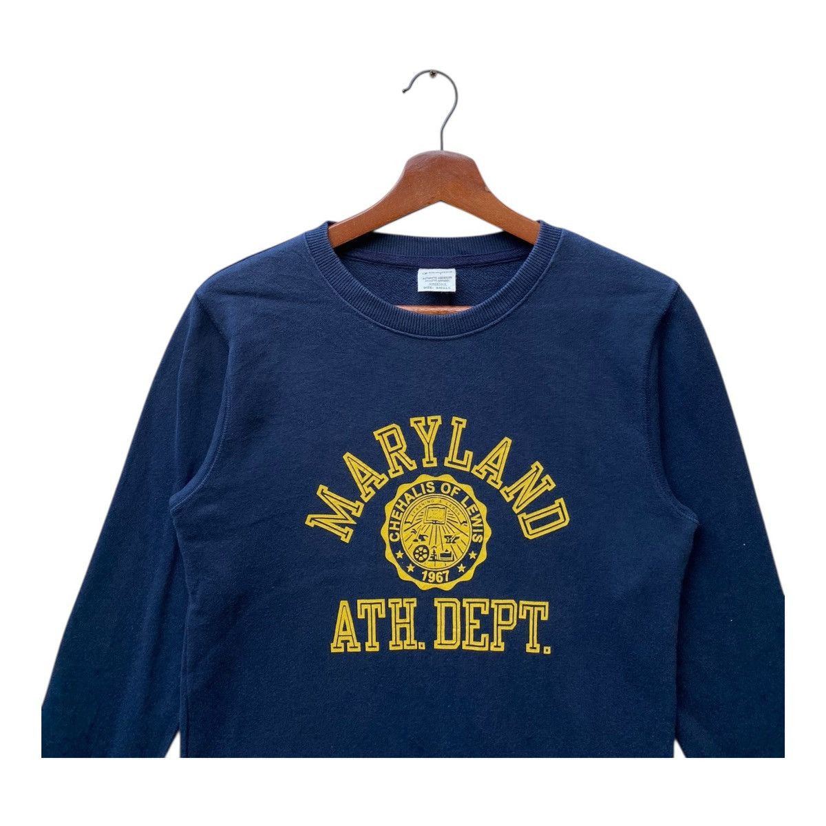 Champion Vintage Champion Maryland Sweatshirt Crewneck Size S Size S / US 4 / IT 40 - 2 Thumbnail