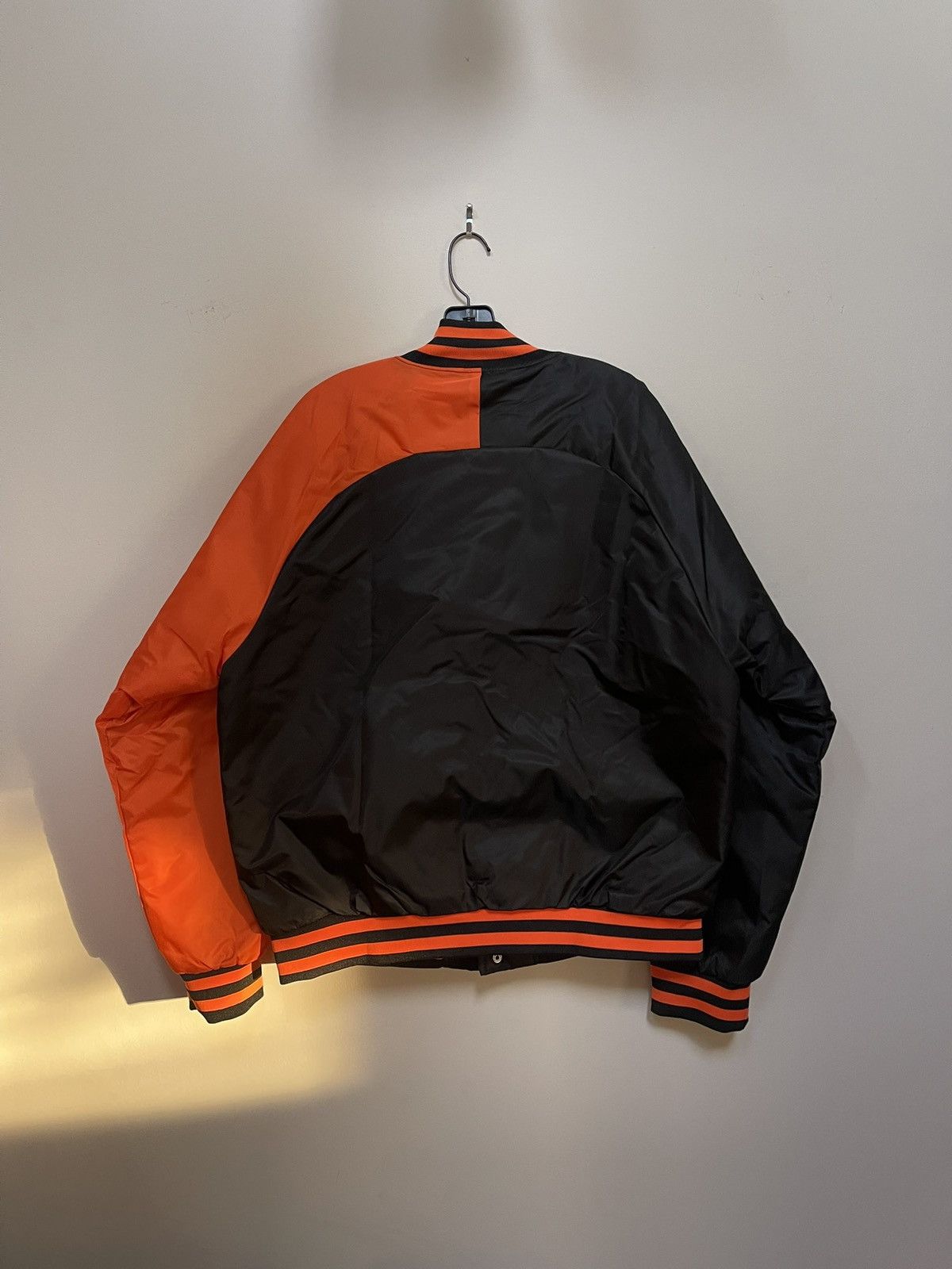 Huf HUF Bomber Jacket Black Orange Logo SF Giants Streetwear Size US L / EU 52-54 / 3 - 6 Thumbnail
