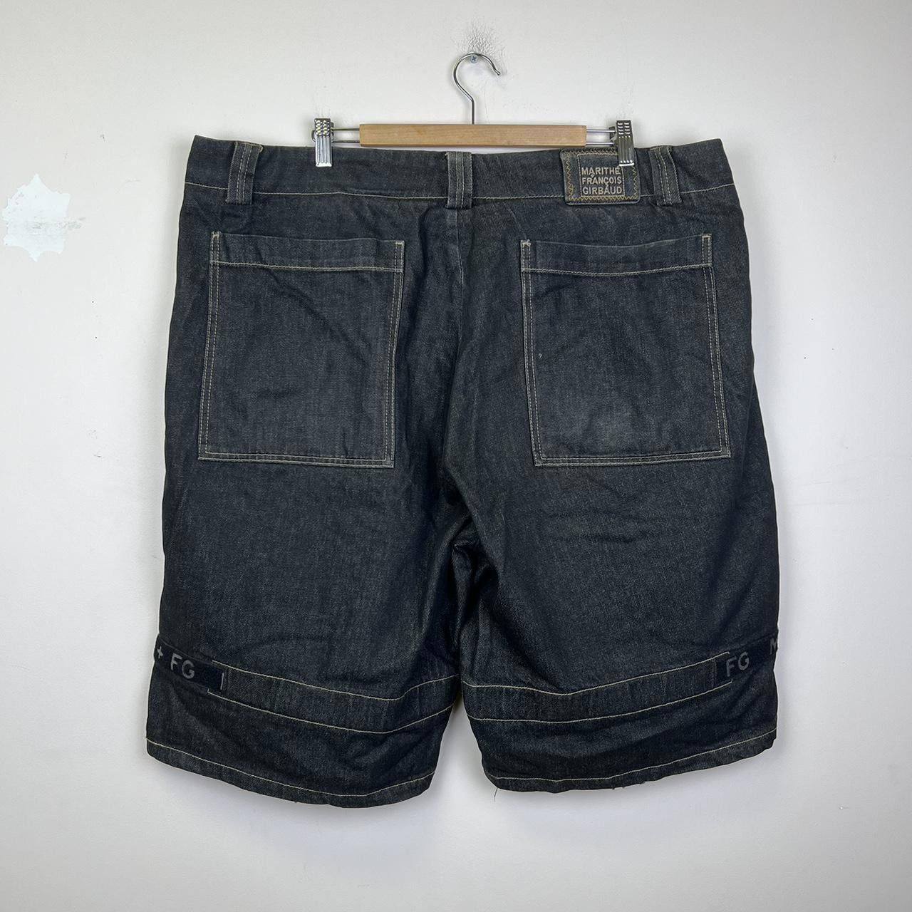 Designer Marithe Francois Girbaud Cargo Shorts - Stylish Denim Design Size US 42 / EU 58 - 1 Thumbnail