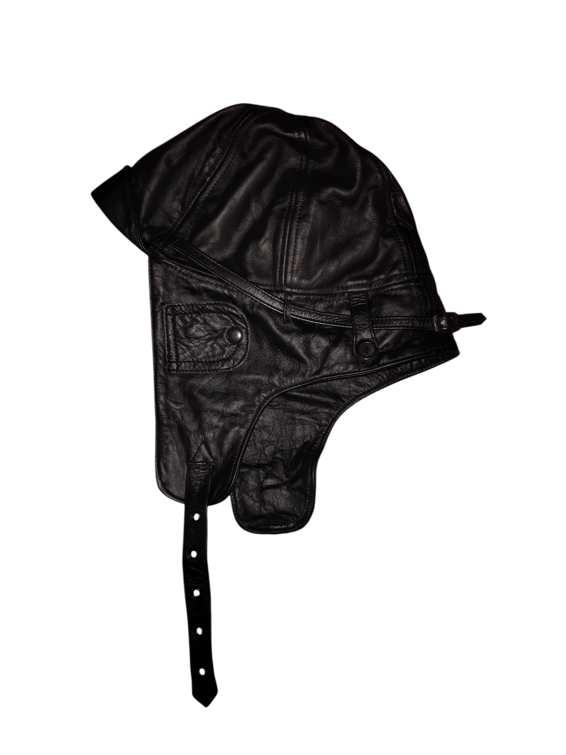 The Unbranded Brand Leather Aviator Cap Size ONE SIZE - 1 Thumbnail