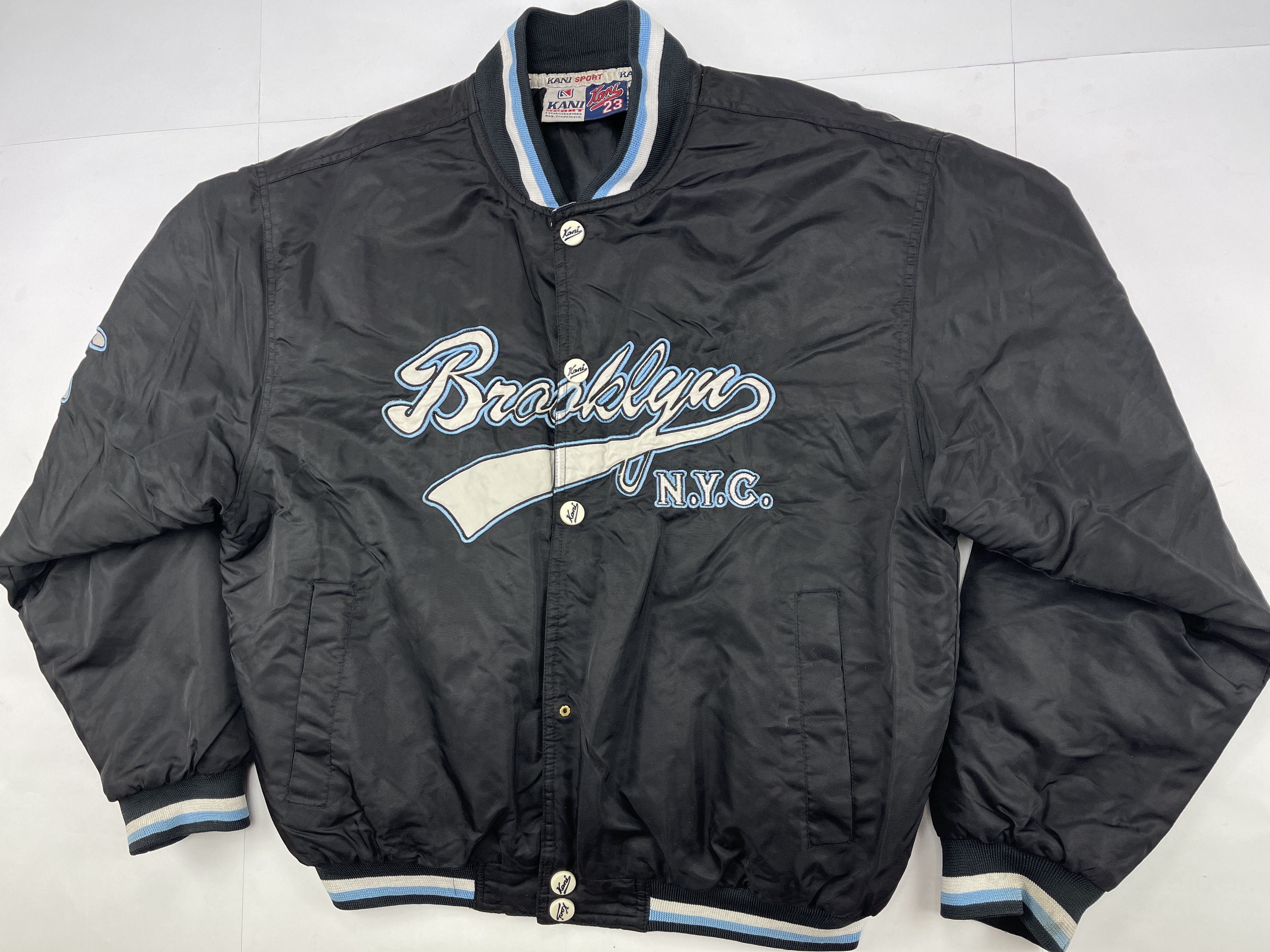 Karl Kani KARL KANI jacket, vintage bomber, 90s hip hop, 1990s, size M Size US M / EU 48-50 / 2 - 8 Thumbnail