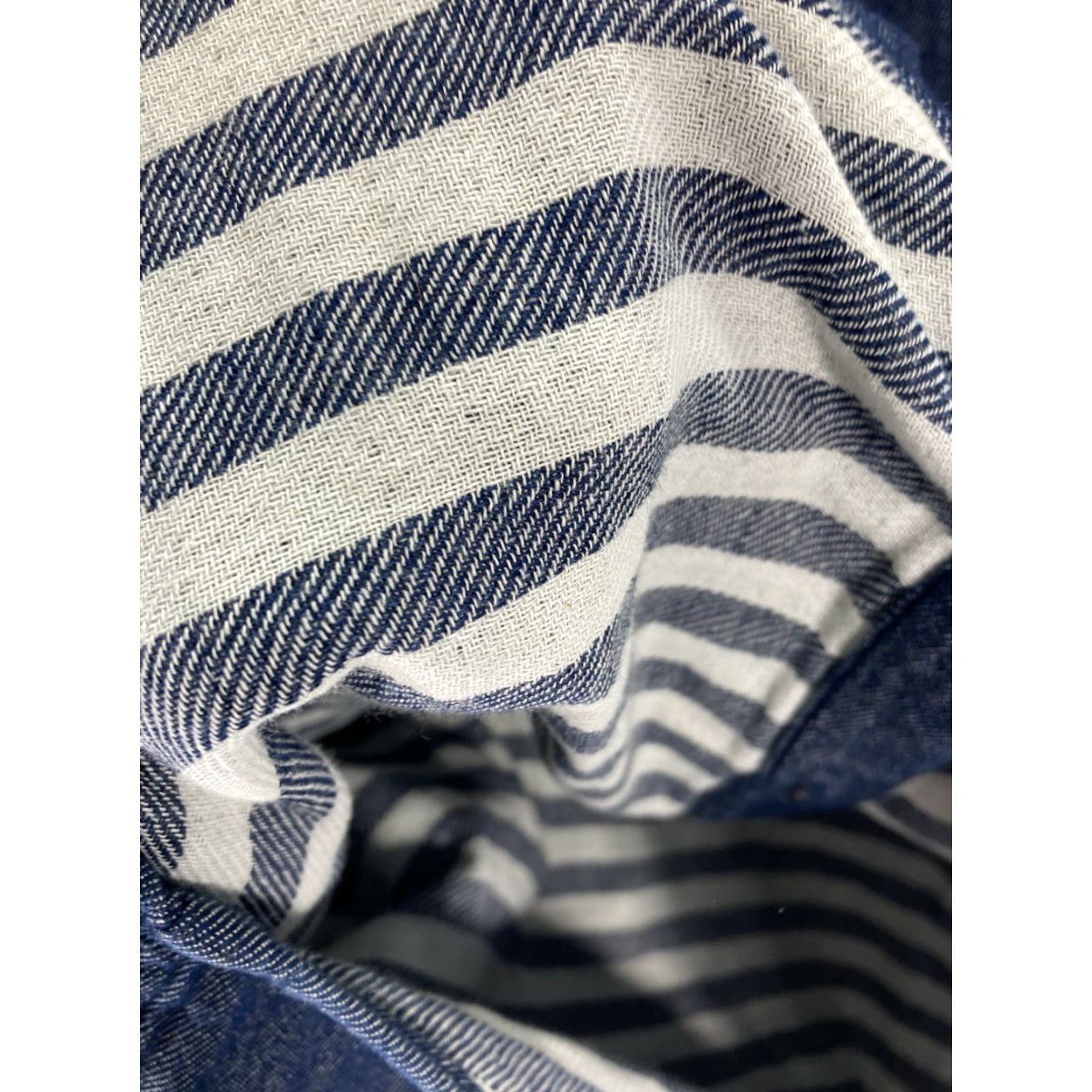 UNTUCKit UNTUCKit Shirt Men Large Blue Button Flannel Lined Long Sleeve Cotton Slim Fit Shirt Size US L / EU 52-54 / 3 - 4 Thumbnail