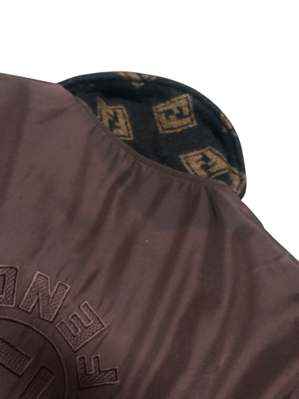 Fendi Vintage Fendi Mare Big Logo Monogram Lining Trenchcoat Size US L / EU 52-54 / 3 - 11 Thumbnail