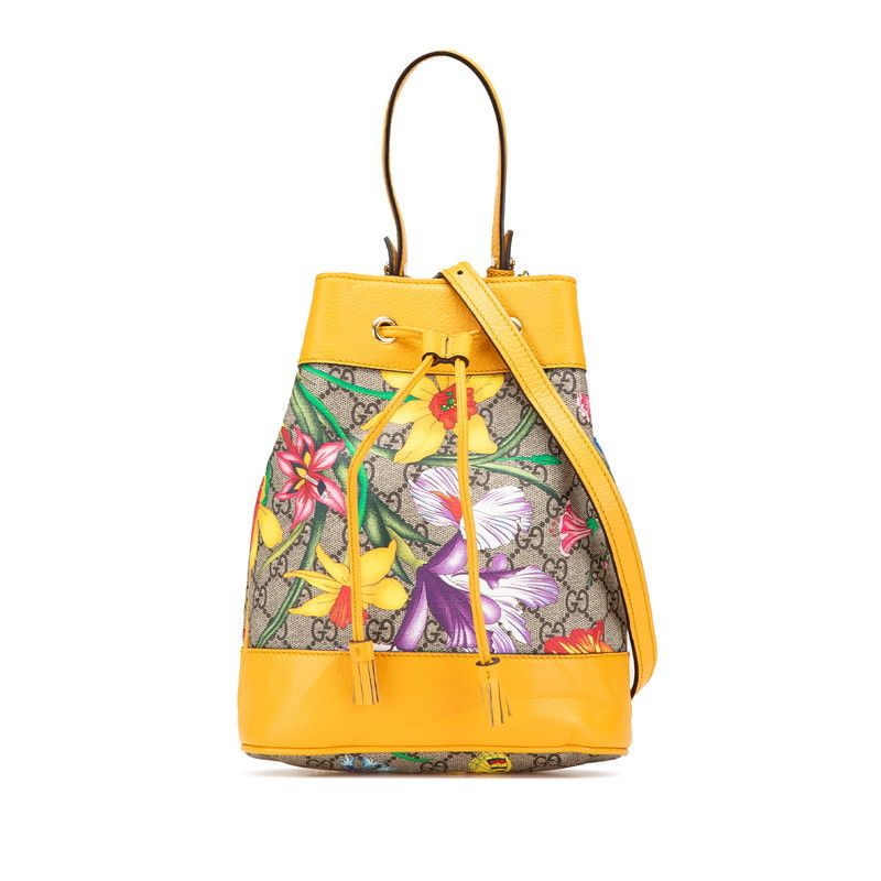 Gucci Gucci Gucci GG Flora PVC 2way bag Canvas Shoulder Bag 550621 DUTY FREE for USA Size ONE SIZE - 1 Thumbnail