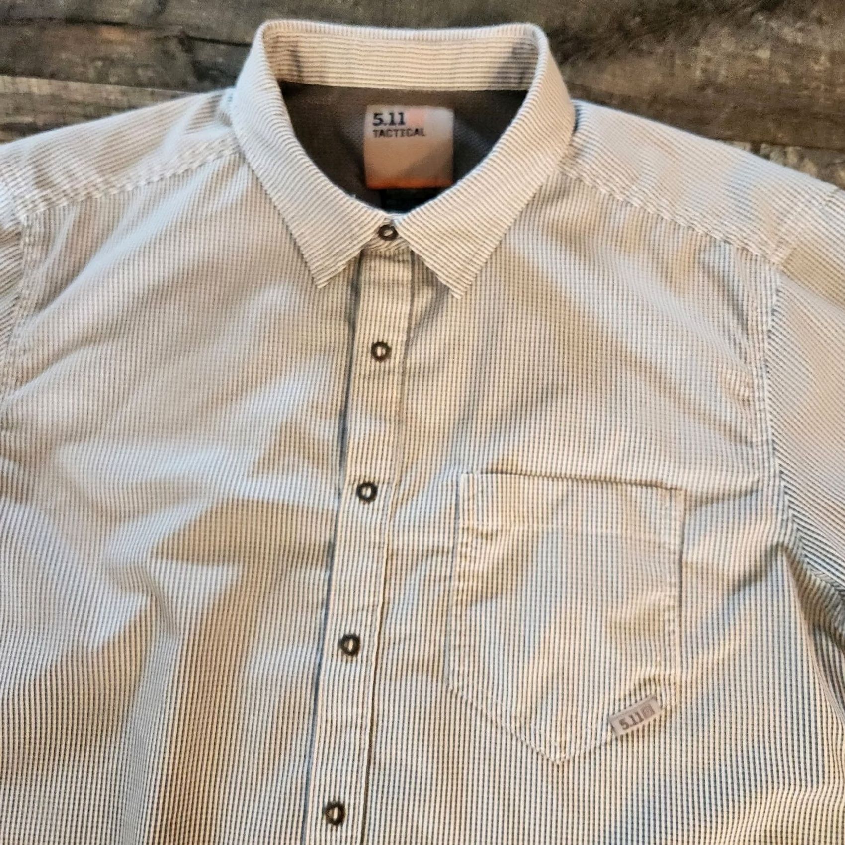 Vintage 5.11 Tactical Snap Shirt Mens Medium Short Sleeve Performance Stretch Check Size US M / EU 48-50 / 2 - 2 Thumbnail