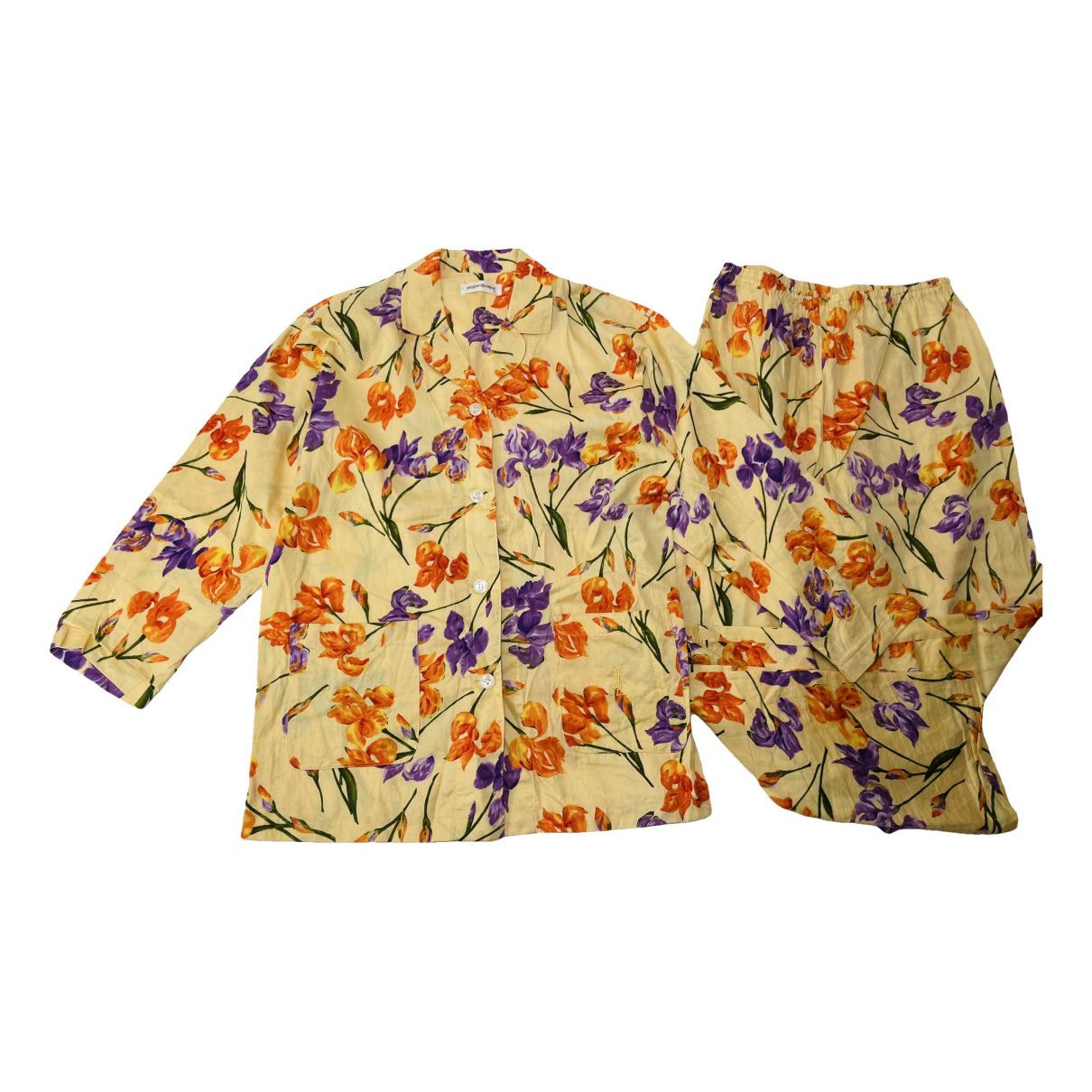 Yves Saint Laurent Multicolour Cotton Knitwear Size L / US 10 / IT 46 - 1 Thumbnail