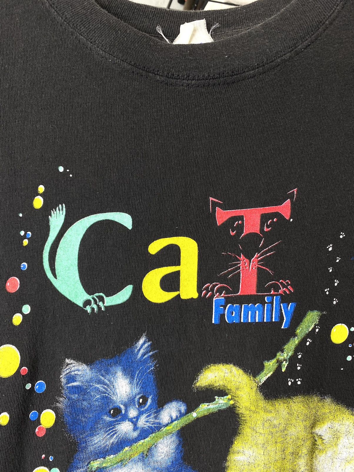 Vintage Vintage 80-90’s Art Cats T Shirt Animal Tee Size US M / EU 48-50 / 2 - 6 Thumbnail
