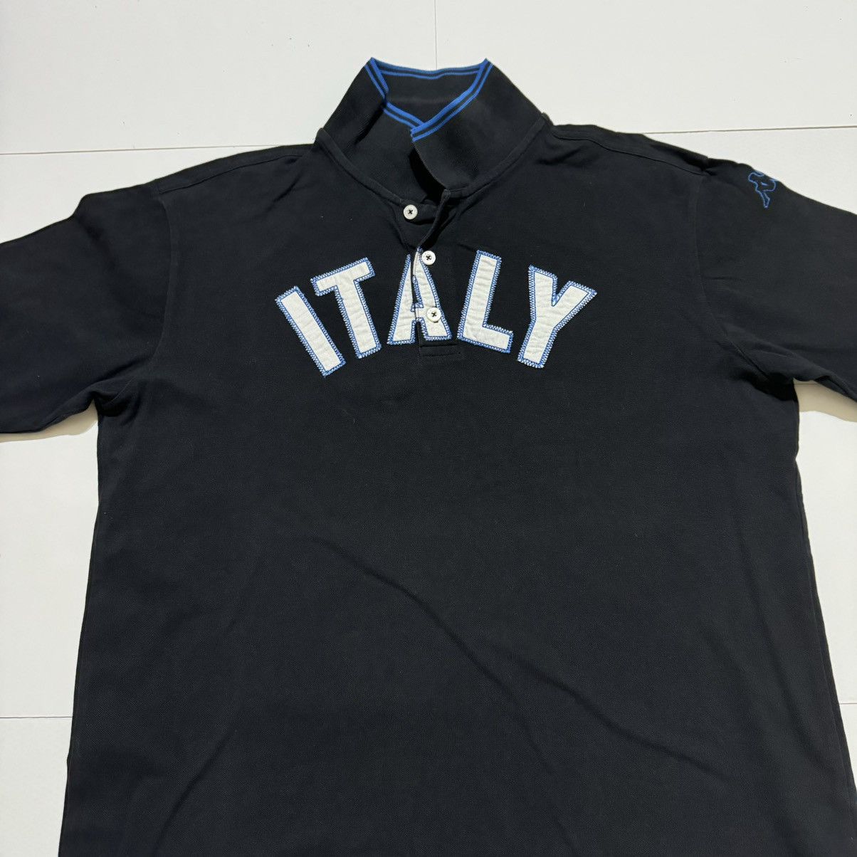 Kappa × Vintage Kappa Italy Men’s Black Polo Shirt Short Sleeve Size XL Size US XL / EU 56 / 4 - 2 Thumbnail