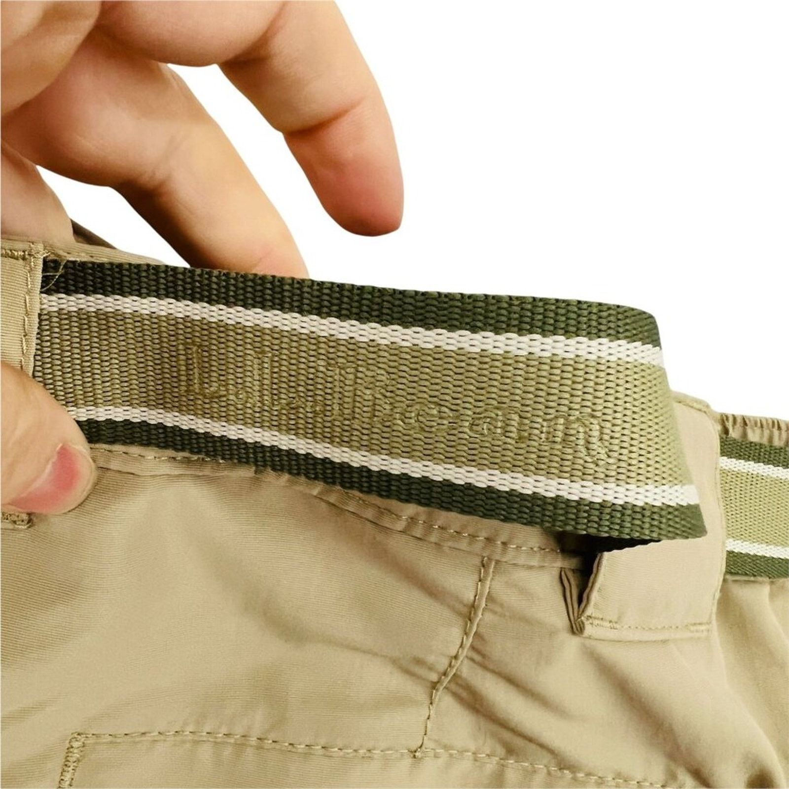 L.L. Bean LL Bean Nylon Dark Khaki Belted Pants Mens Size Medium Size US 32 / EU 48 - 7 Thumbnail