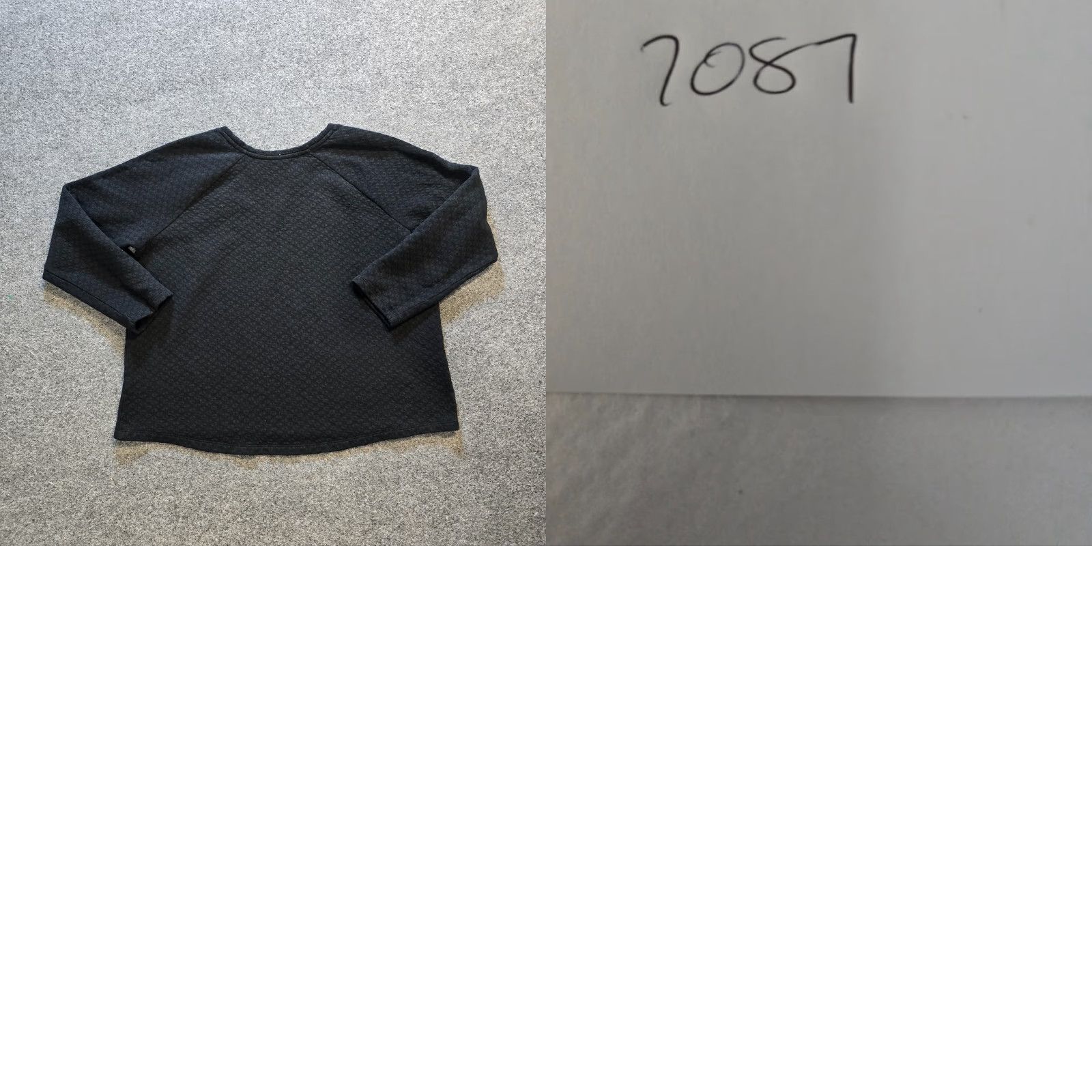 J. Jill J. Jill Sweater Womens Size Large Black Textured Cozy Sweatshirt Casual Lounge Shirt Size L / US 10 / IT 46 - 8 Thumbnail