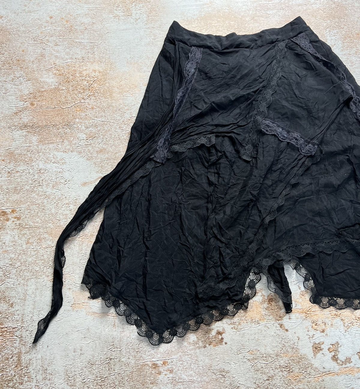 Japanese Brand × Vintage Vintage asymmetrical Japanese flare skirt Size 28" / US 6 / IT 42 - 2 Thumbnail