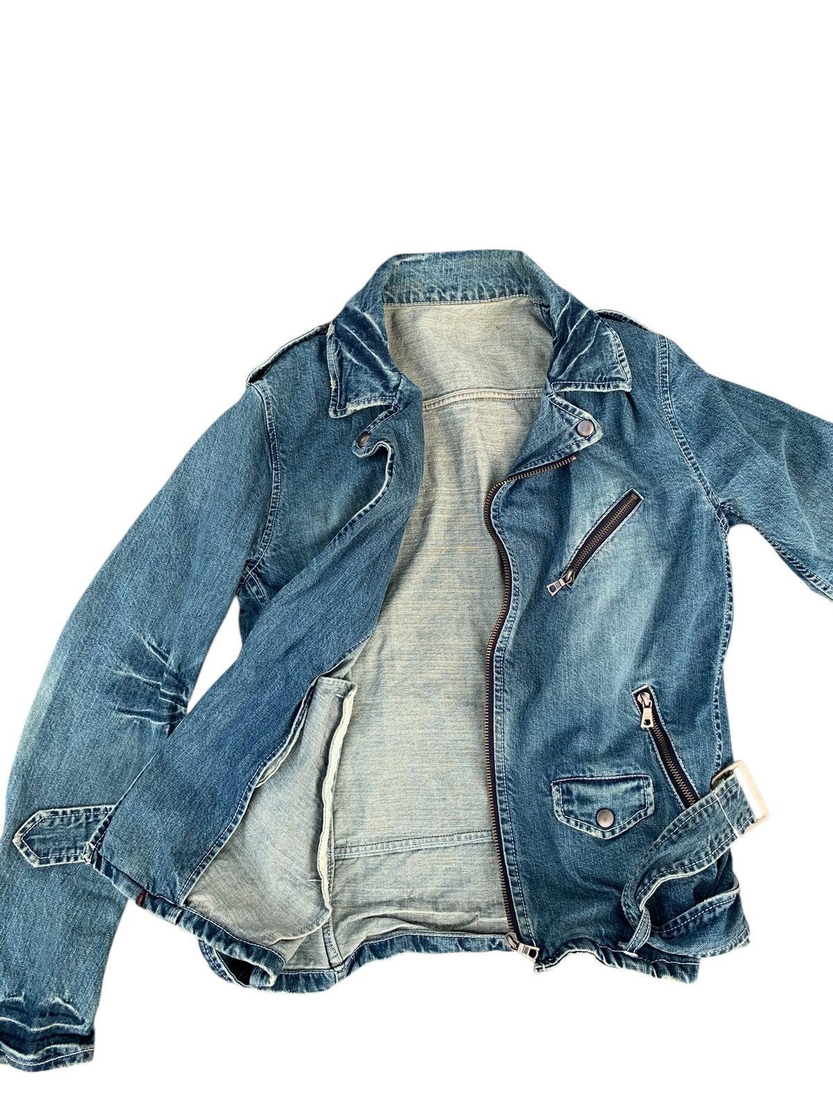 SHIPS VINTAGE SHIPS JET BLUE JAPANESE DENIM JACKET Size US L / EU 52-54 / 3 - 11 Thumbnail