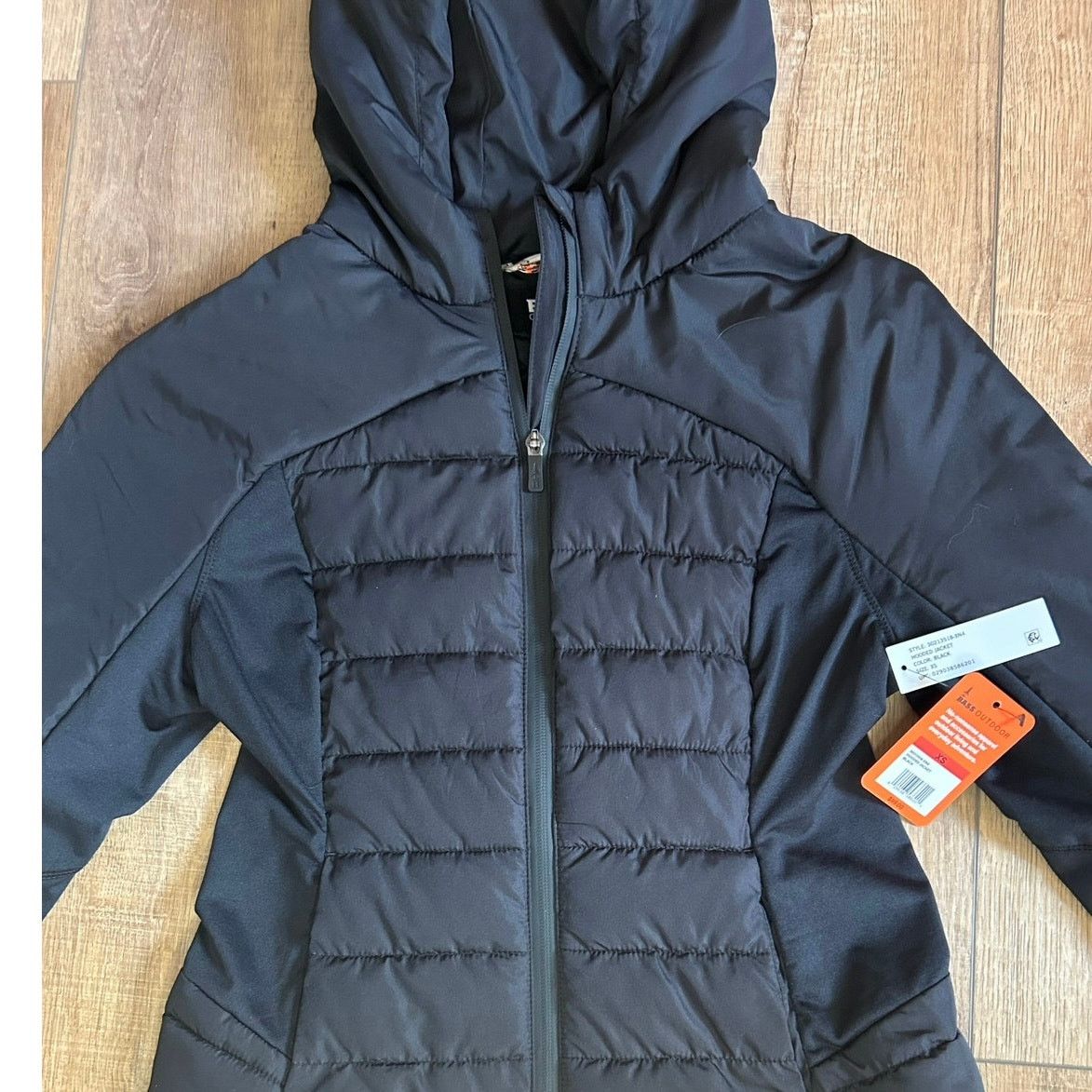 Bass Bass Outdoor Women's Hooded Contoured Zip-Front Jacket Size XS / US 0-2 / IT 36-38 - 3 Thumbnail