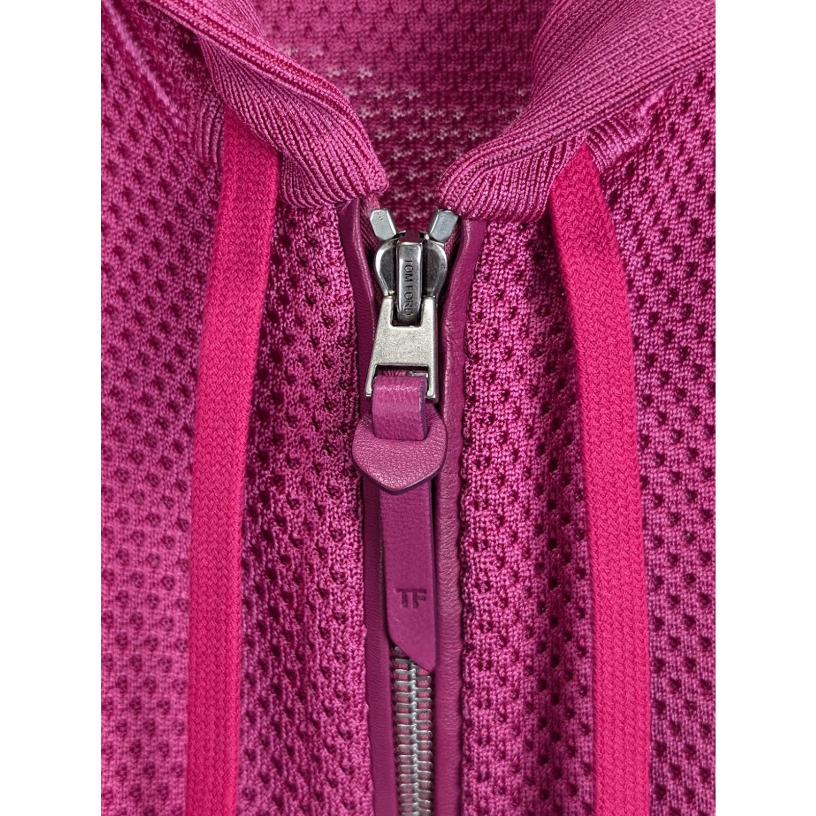 Tom Ford o1rshd1 Zip Hoodie in Light Magenta Size US L / EU 52-54 / 3 - 4 Thumbnail