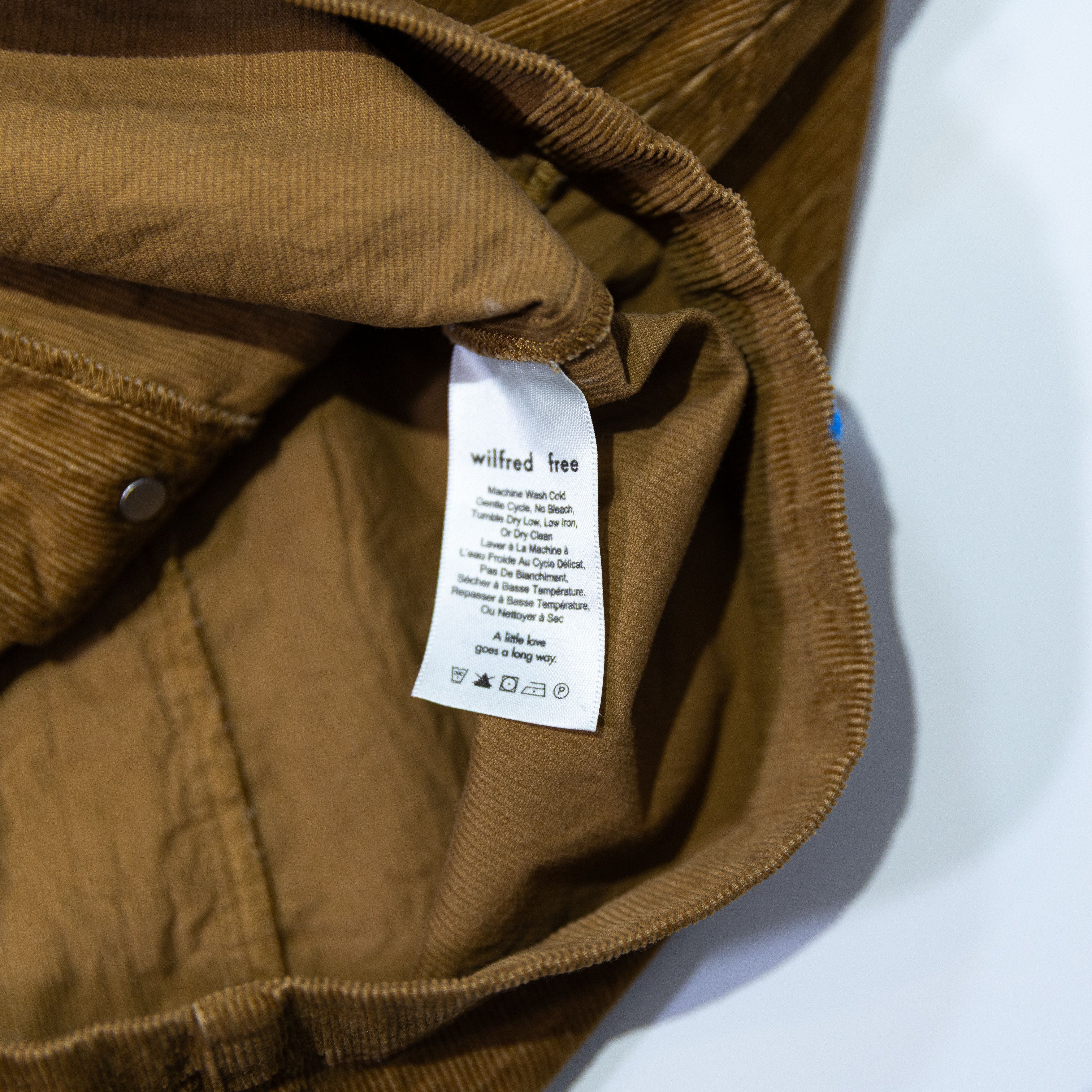Aritzia Wilfred Free Aritzia Karmen Corduroy Velvet Size 26" / US 2 / IT 38 - 3 Thumbnail