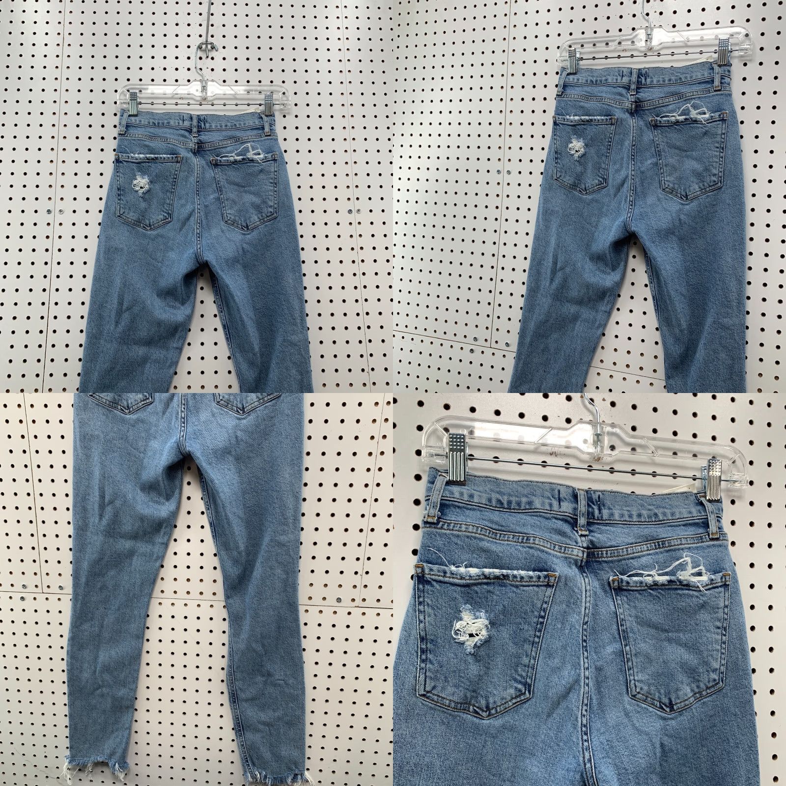 Agolde VINTAGE Agolde Los Angeles Denim Sknny Jeans Womens Size 24 Fits 24x26 Distressed Size 42" / US 20 - 8 Thumbnail