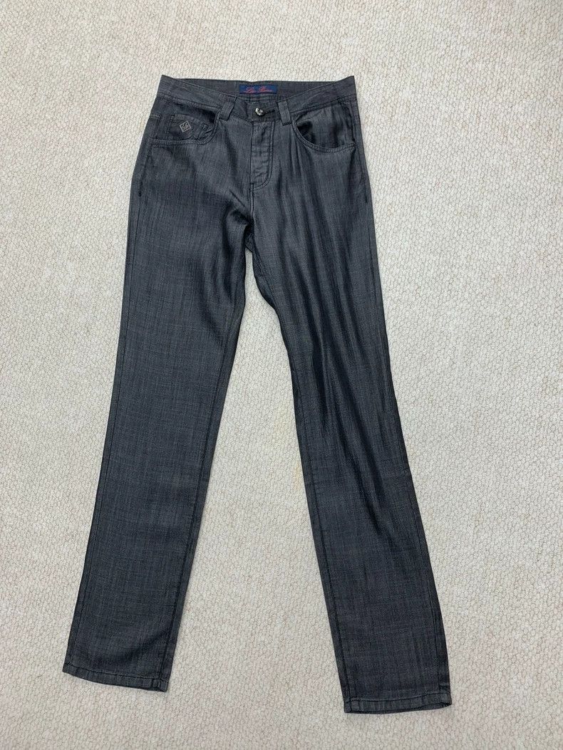Loro Piana LORO PIANA sizeM Light grey denim men's trousers Size US 28 / EU 44 - 1 Thumbnail