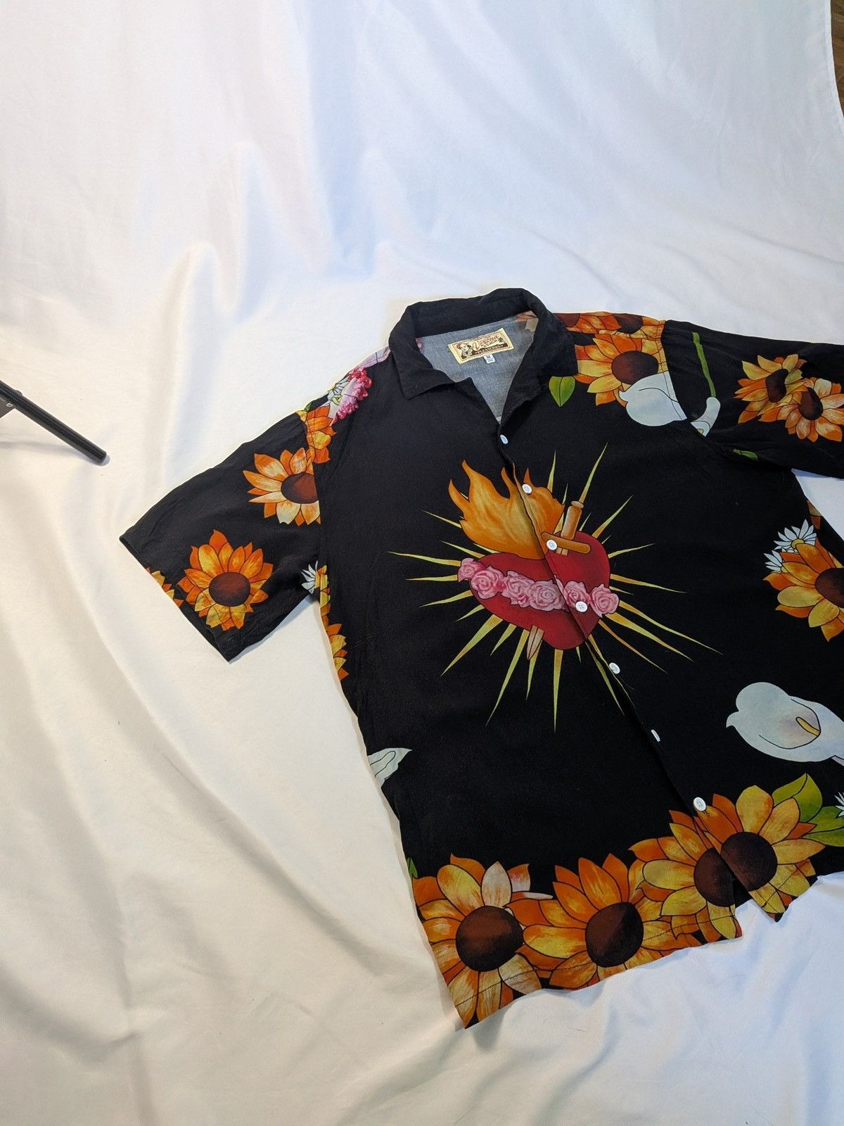 Pleasures RARE Pleasures "Romeo" Gangster Rayon Shirt Black Men’s M Size US M / EU 48-50 / 2 - 3 Thumbnail