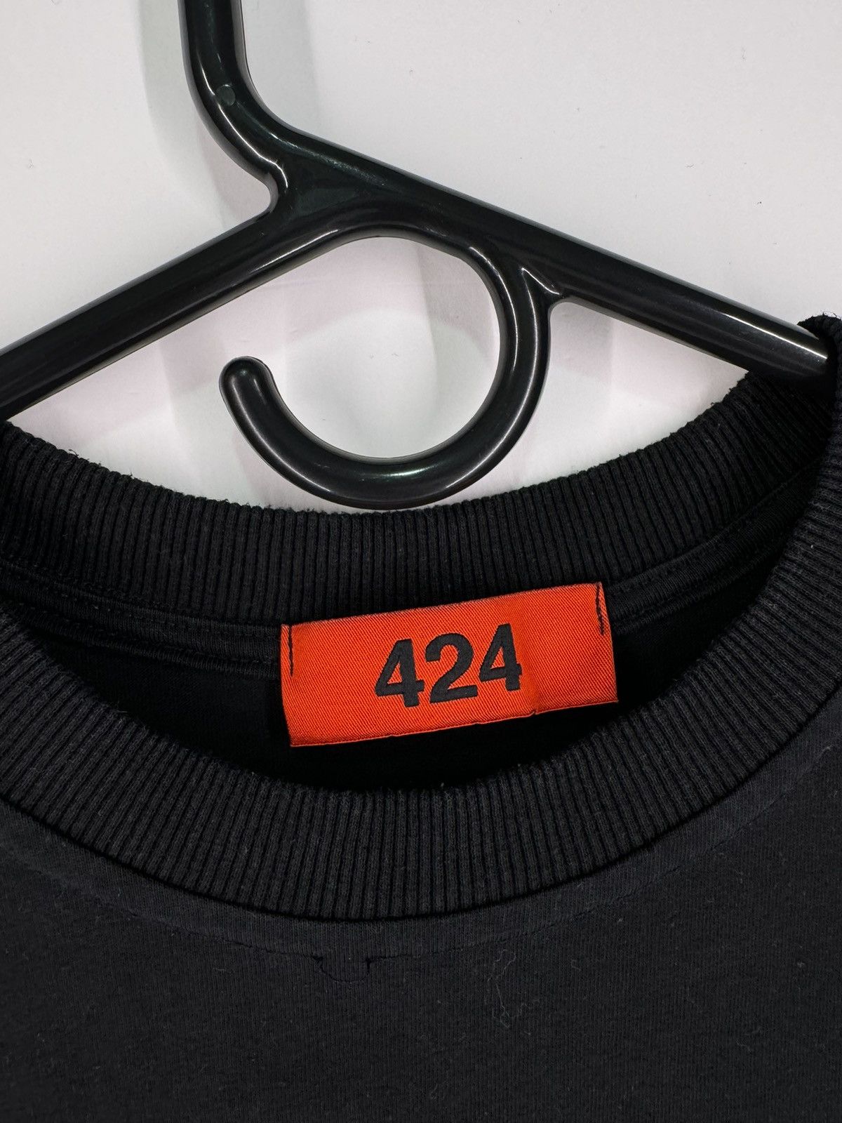 424 424 Black Embroidered T-Shirt Size US M / EU 48-50 / 2 - 3 Thumbnail