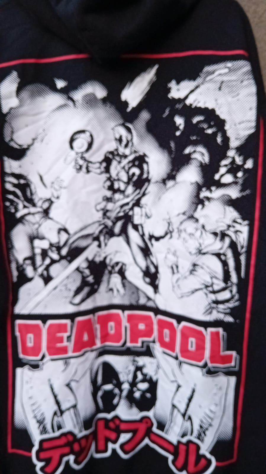 Marvel Comics Marvel Deadpool Graphic Hoodie sz XL Size US XL / EU 56 / 4 - 3 Thumbnail