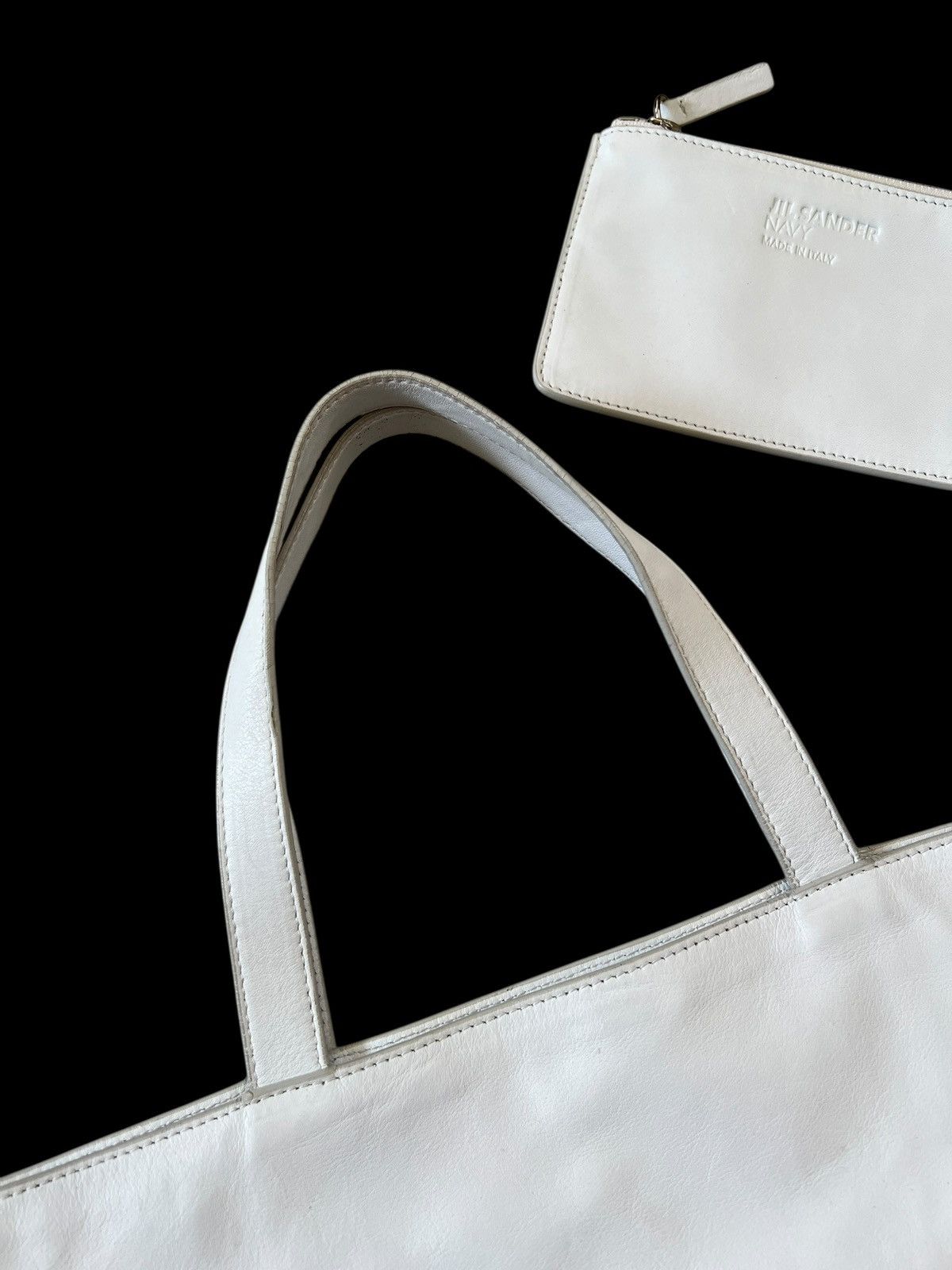 Jil Sander Jill Sander Leather Mesh Tote Bag Size ONE SIZE - 3 Thumbnail