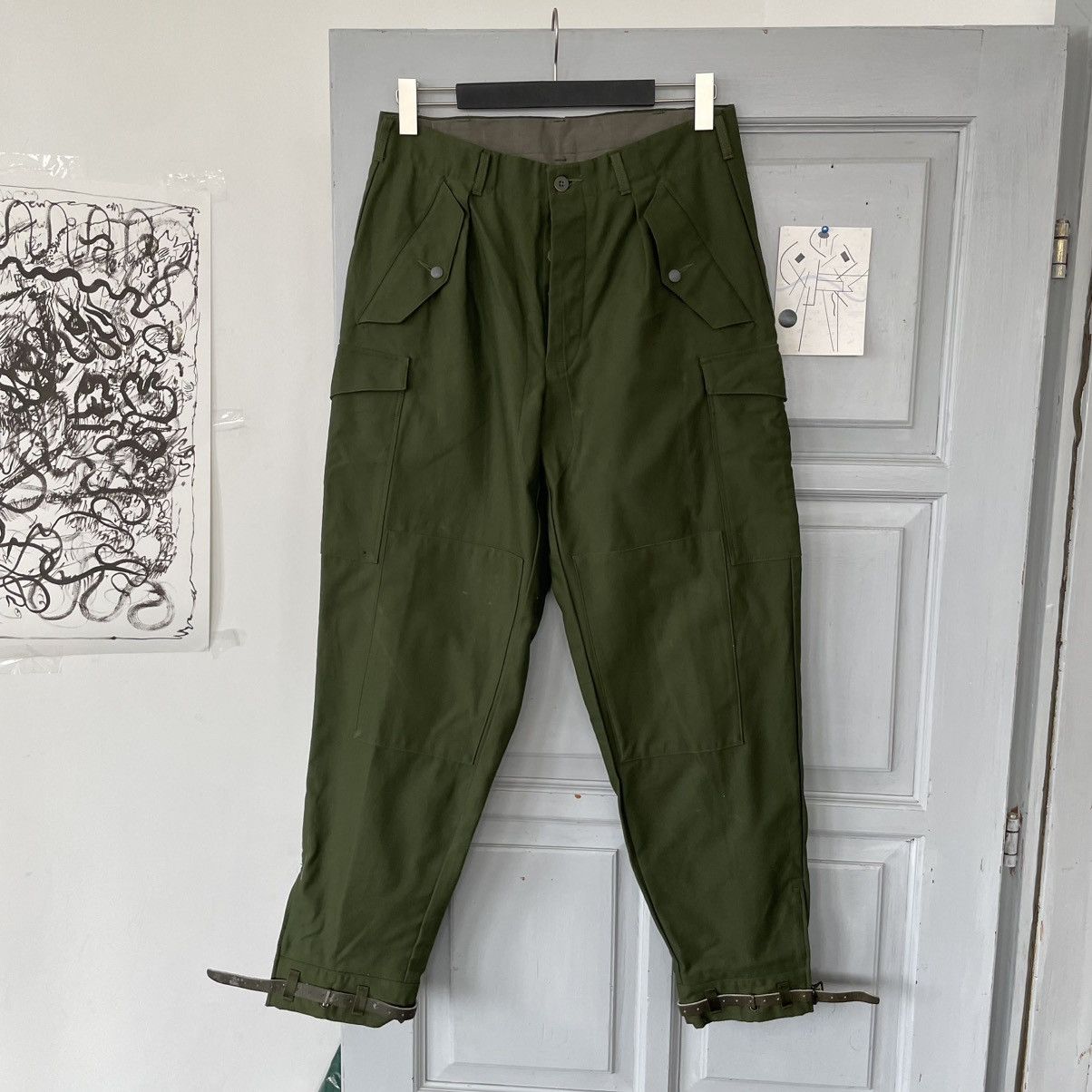 Vintage Vintage 1975 Swedish M-59 Cargo Pants size 50 Size US 35 - 1 Thumbnail