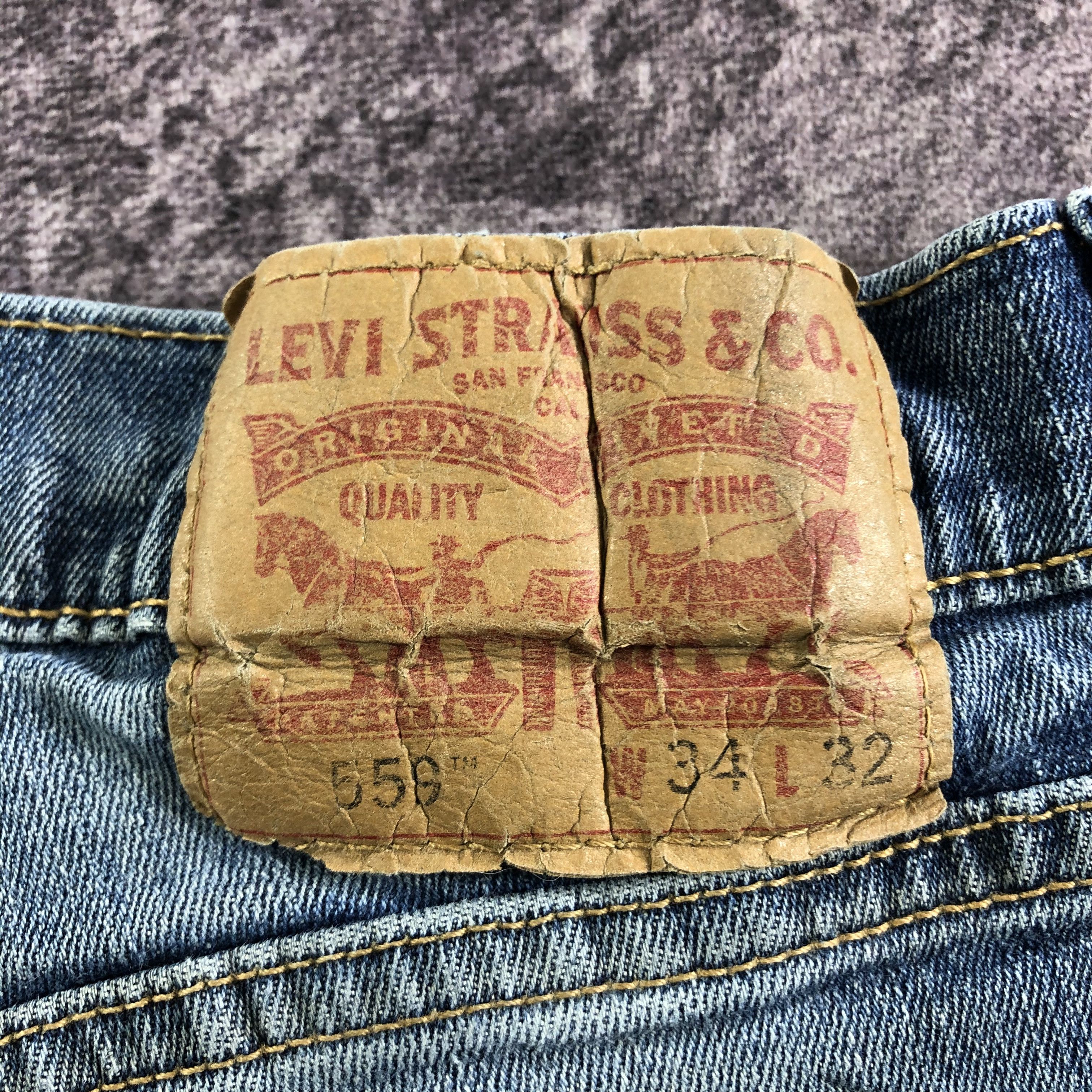 Levi's × Vintage Vintage Distress Levis 559 Jeans-JM3440 Size US 34 / EU 50 - 7 Thumbnail
