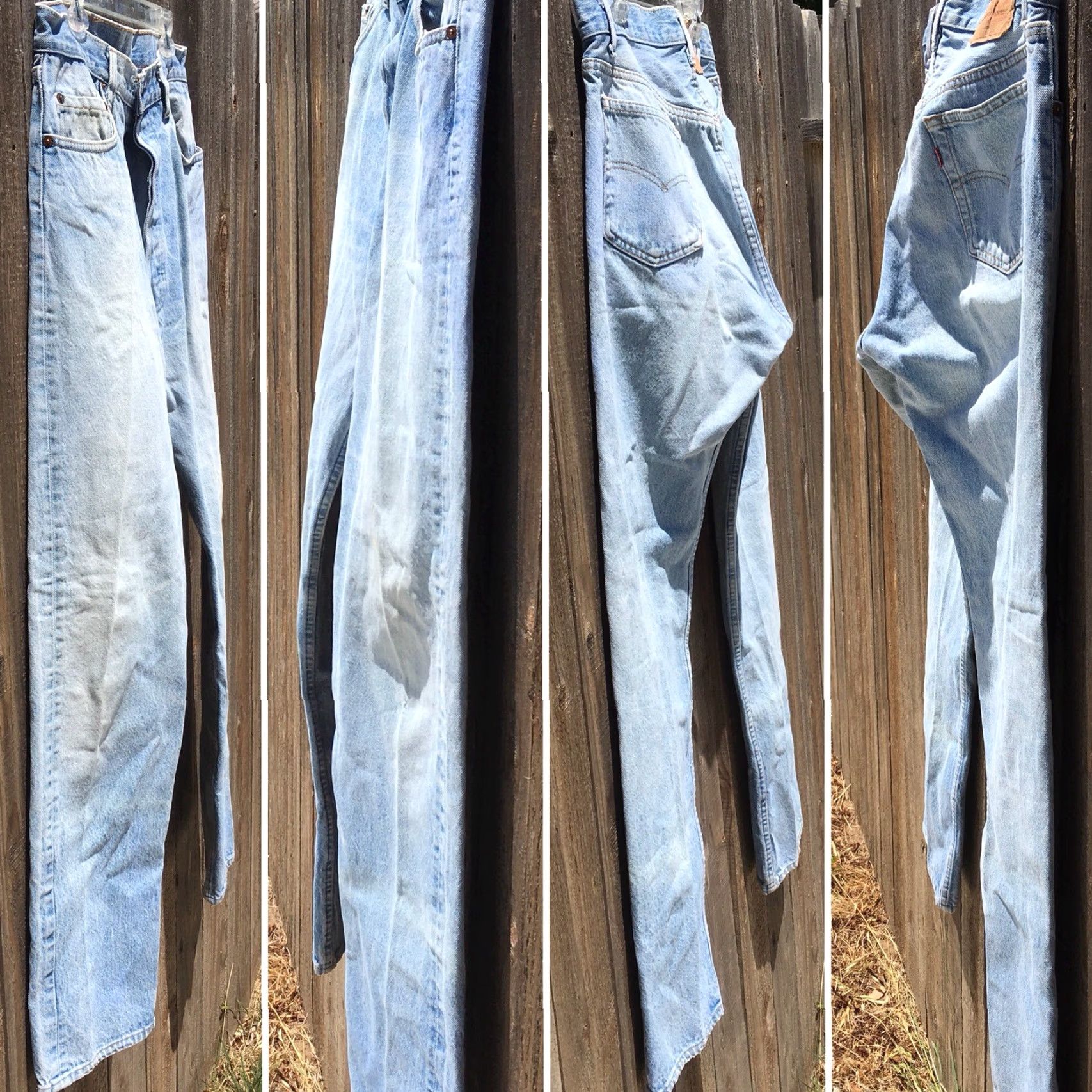 Vintage VINTAGE Levi’s 501 Jeans Button Fly 34x34 Levi’s USA Blue Denim Sizes 36 34 Size US 34 / EU 50 - 3 Thumbnail