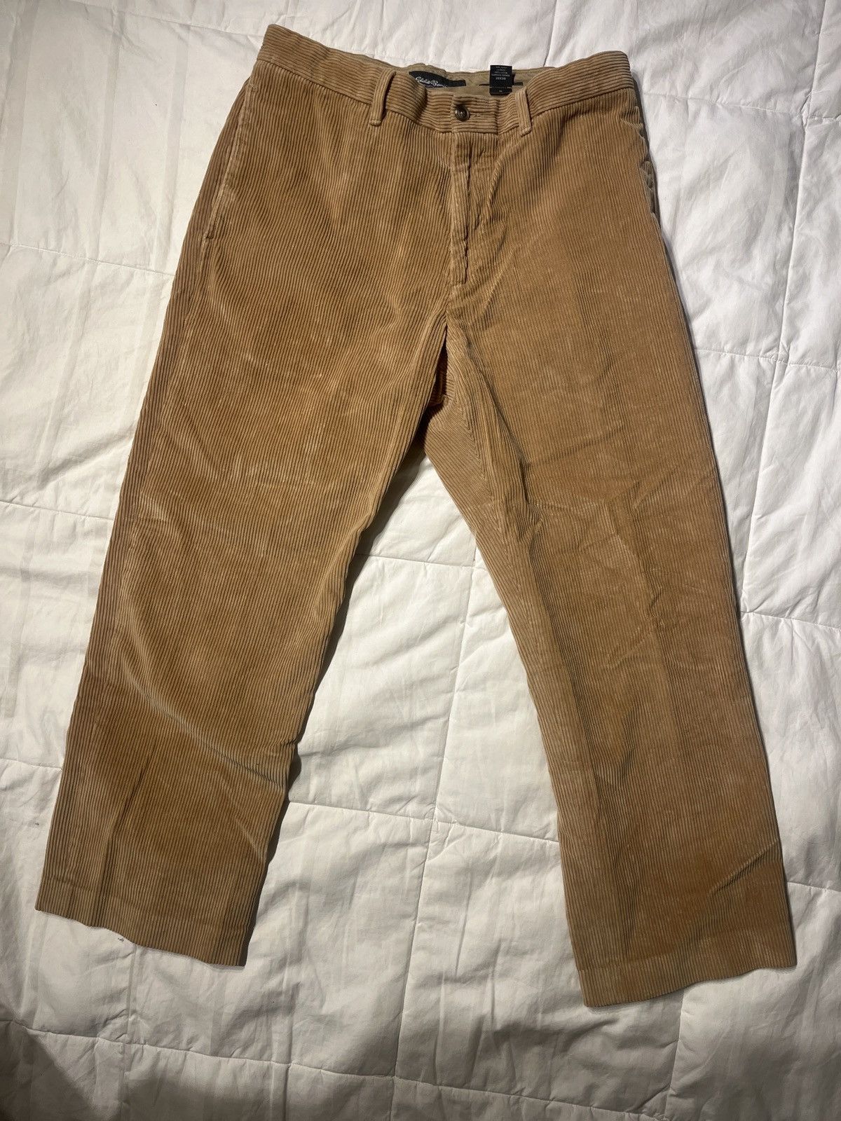 Eddie Bauer × Vintage Vintage tan corduroy thrifted Eddie Bauer Pants Size US 35 - 4 Thumbnail