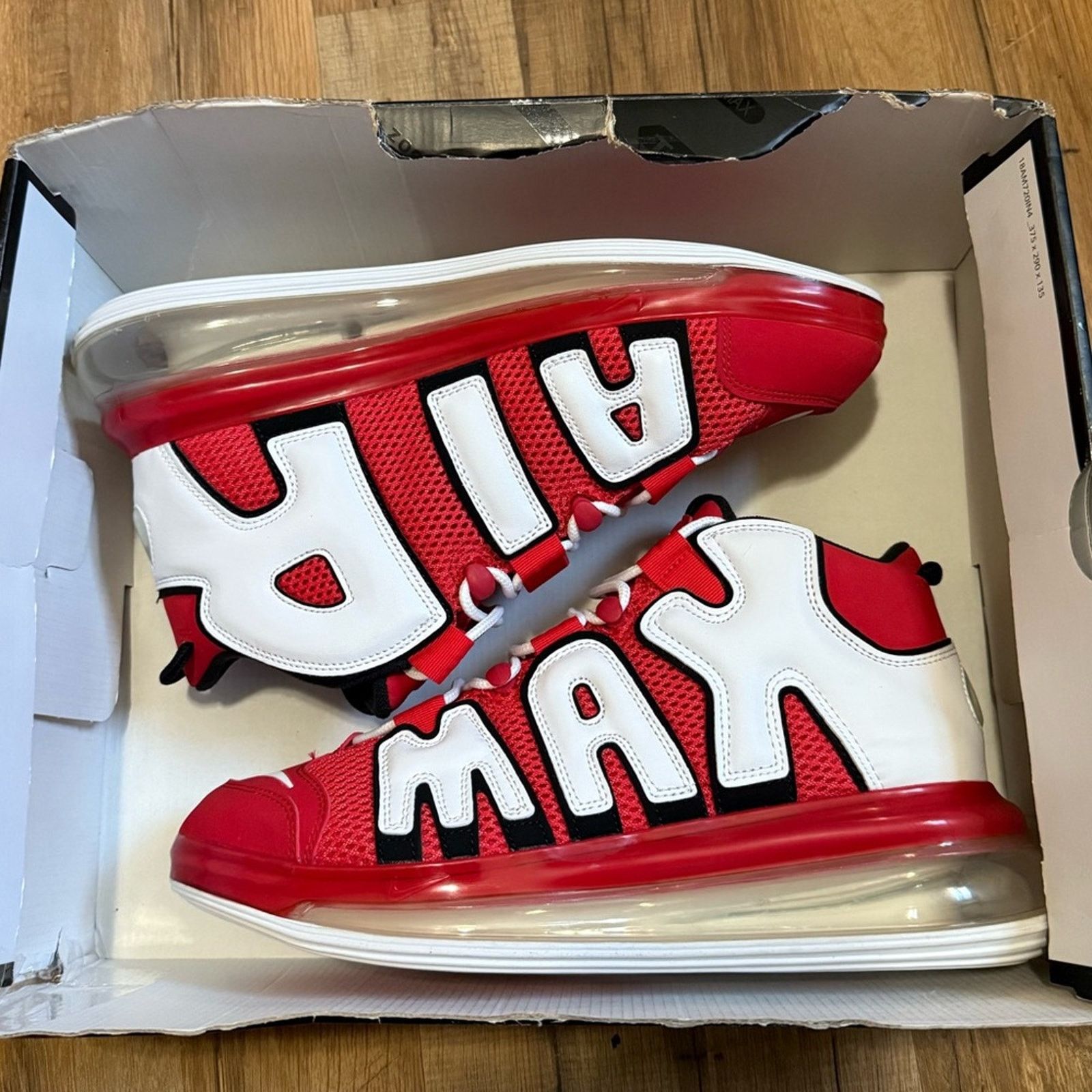 Nike Nike Air More Uptempo 720 QS 2 Varsity Red Size US 11 / EU 44 - 12 Thumbnail