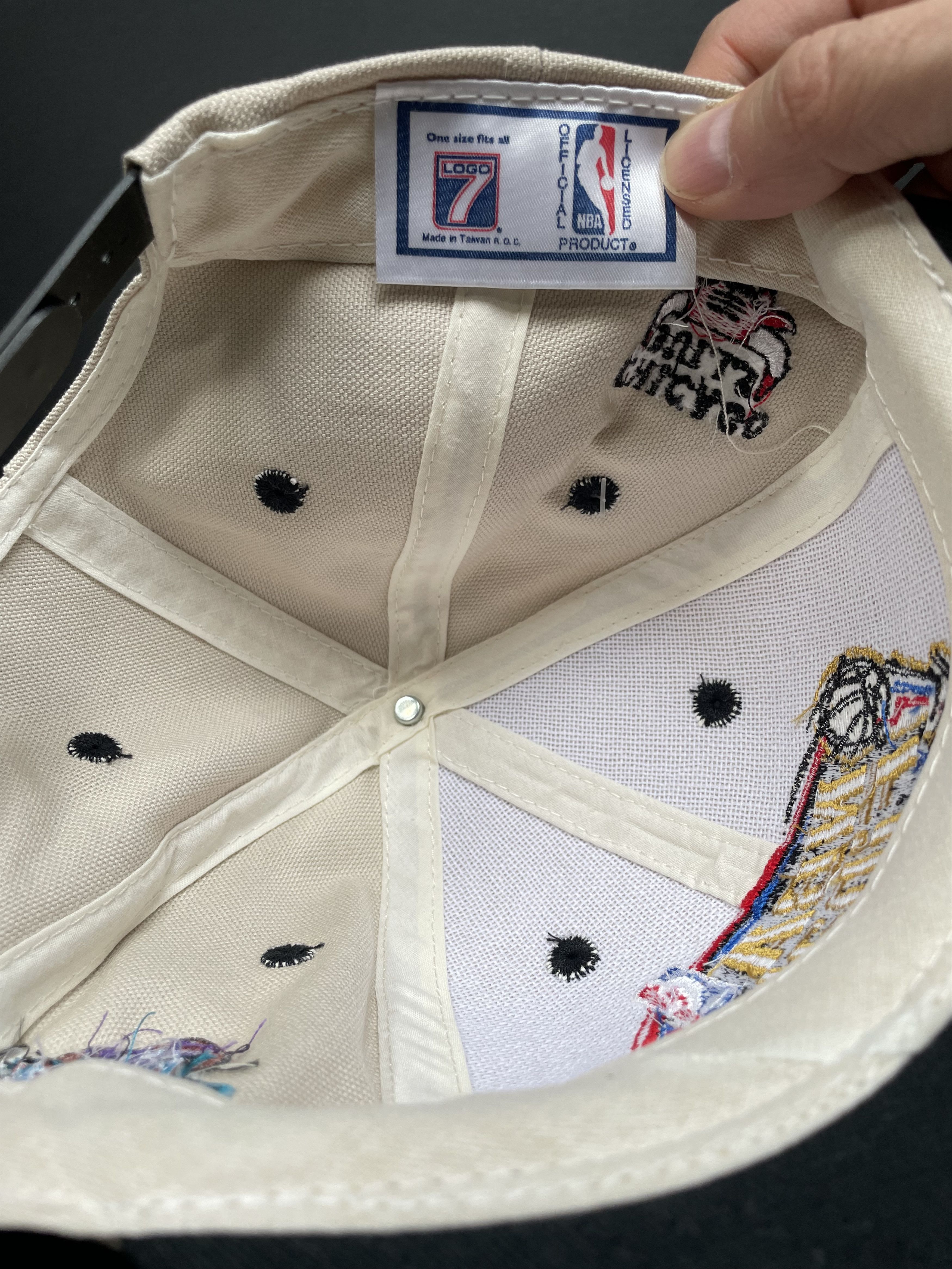Logo 7 NBA Finals 1997 Cap 🧢 Bulls vs. Jazz 🧢 Deadstock w/ Tag Size ONE SIZE - 5 Thumbnail