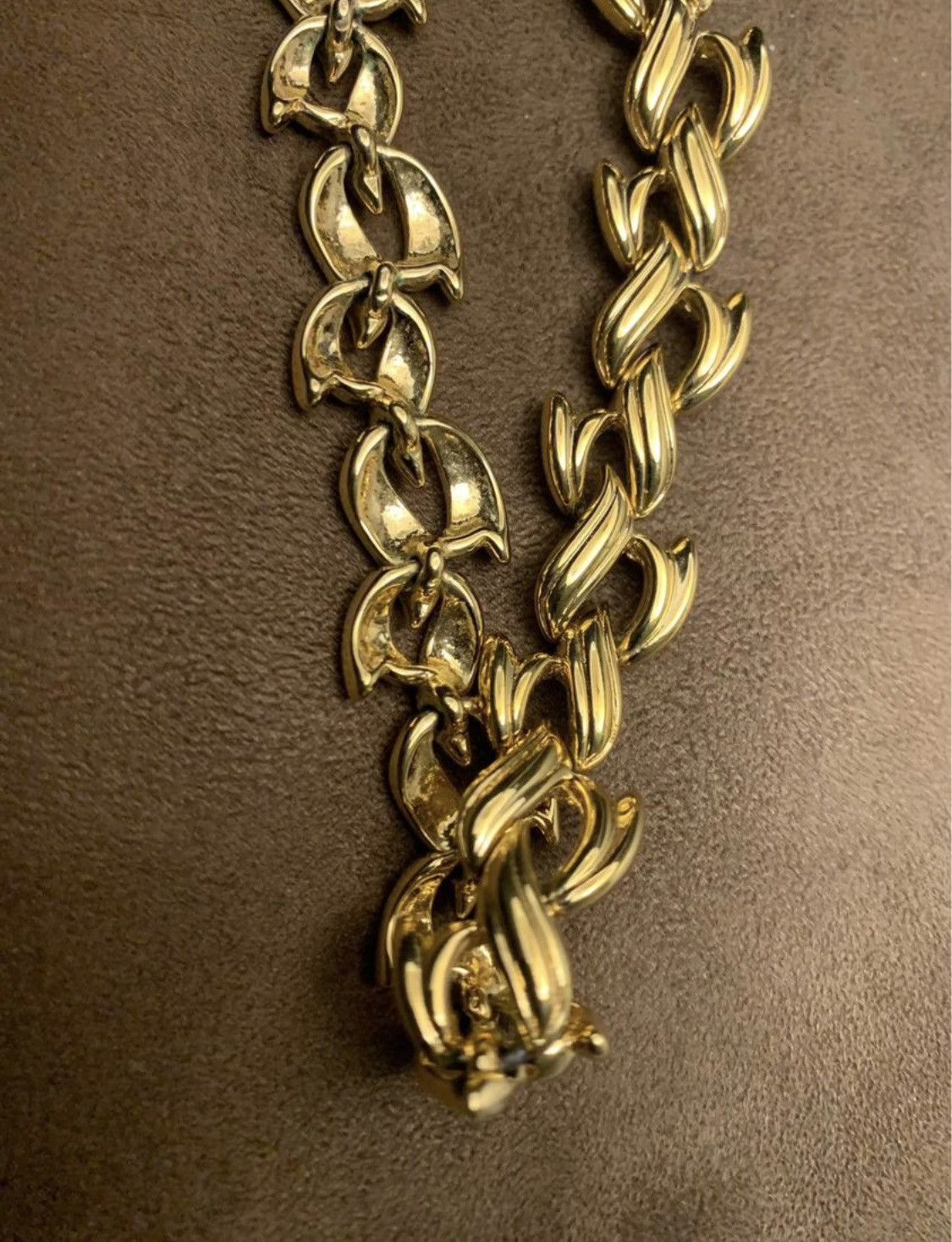 Vintage D’Orlan signed choker gold tone chain Size ONE SIZE - 3 Thumbnail