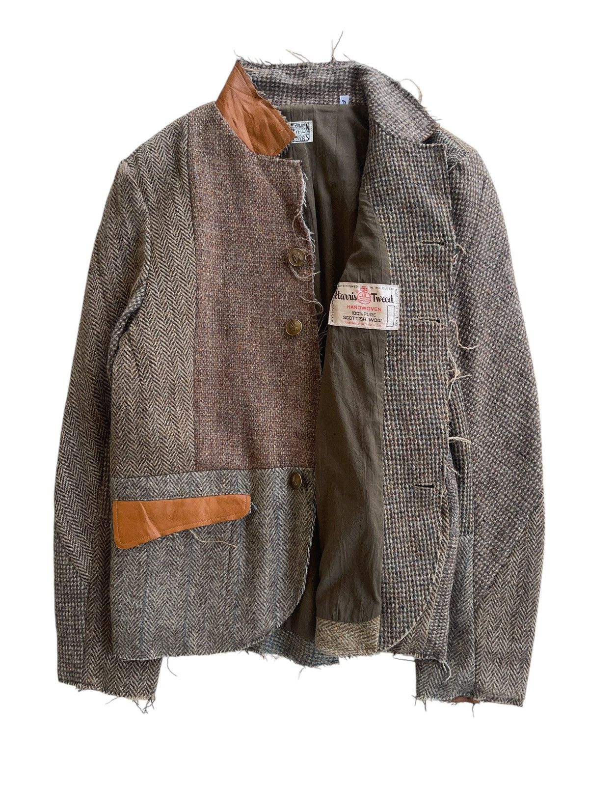 Harris Tweed 80s The Golden Gate Thrifters X HarrisTweed Patchwork Size US S / EU 44-46 / 1 - 3 Thumbnail