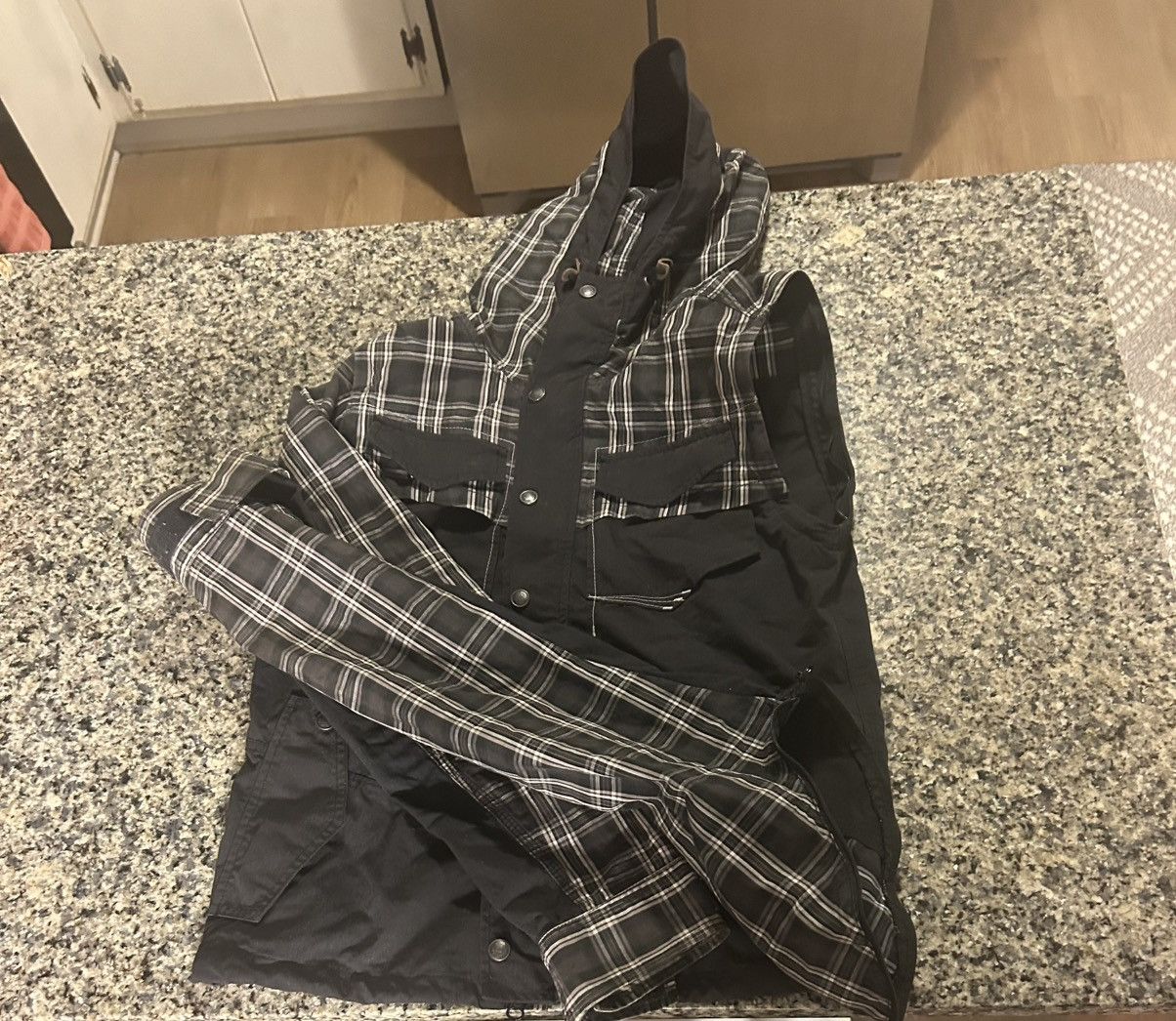 Marithe + Francois Girbaud MARITHE + FRANCOIS GIRBAUD Plaid Vintage Multi Zip Jacket Size US S / EU 44-46 / 1 - 5 Thumbnail