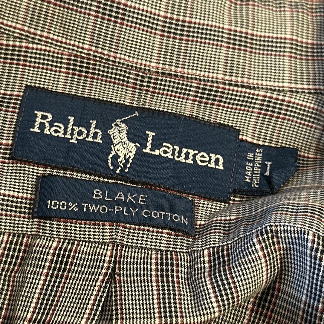 Ralph Lauren Ralph Lauren Mens Blake Two Ply Cotton Plaid Button-Down Long Sleeve Shirt L Multicolor Mens Size US L / EU 52-54 / 3 - 6 Thumbnail