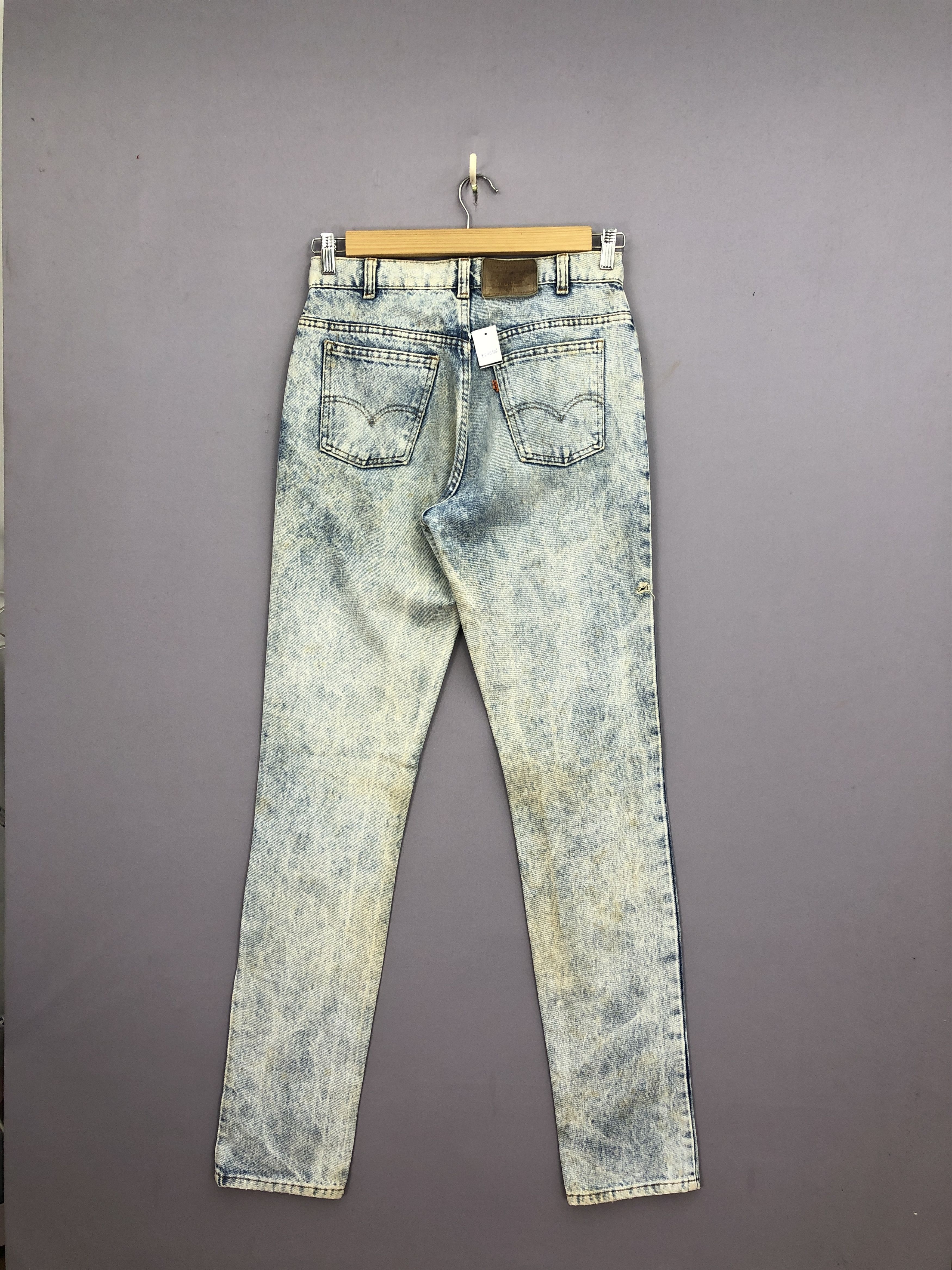 Levi's Vintage 90s Levis Acid Wash Jeans Levi's 631 Sunfaded Denim Size US 30 / EU 46 - 2 Thumbnail