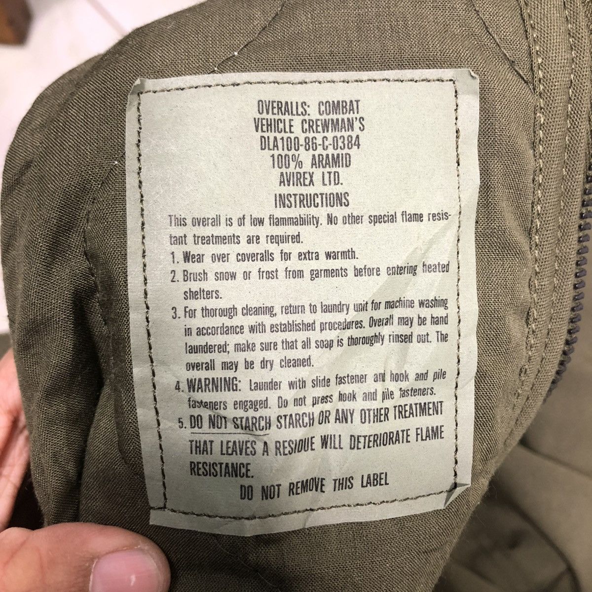 Vintage 🔥VINTAGE MILITARY OVERALLS COMBAT VEHICLE CREWMAN’S USA Size US 36 / EU 52 - 16 Thumbnail