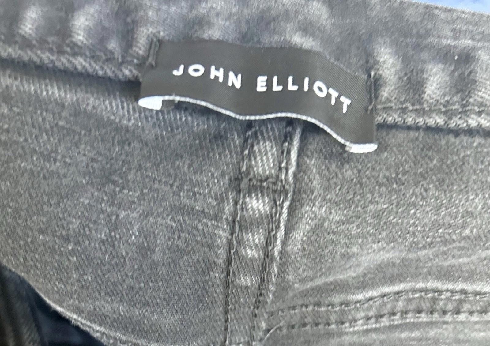 John Elliott John Elliott Slim Fit Black Jeans Made in Japan Men 31x34 Size US 31 - 5 Thumbnail