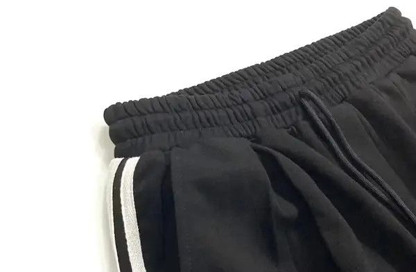 Japanese Brand 20AW Indigo Union Japan Black Striped Casual Sweatpants Size US 33 - 4 Thumbnail