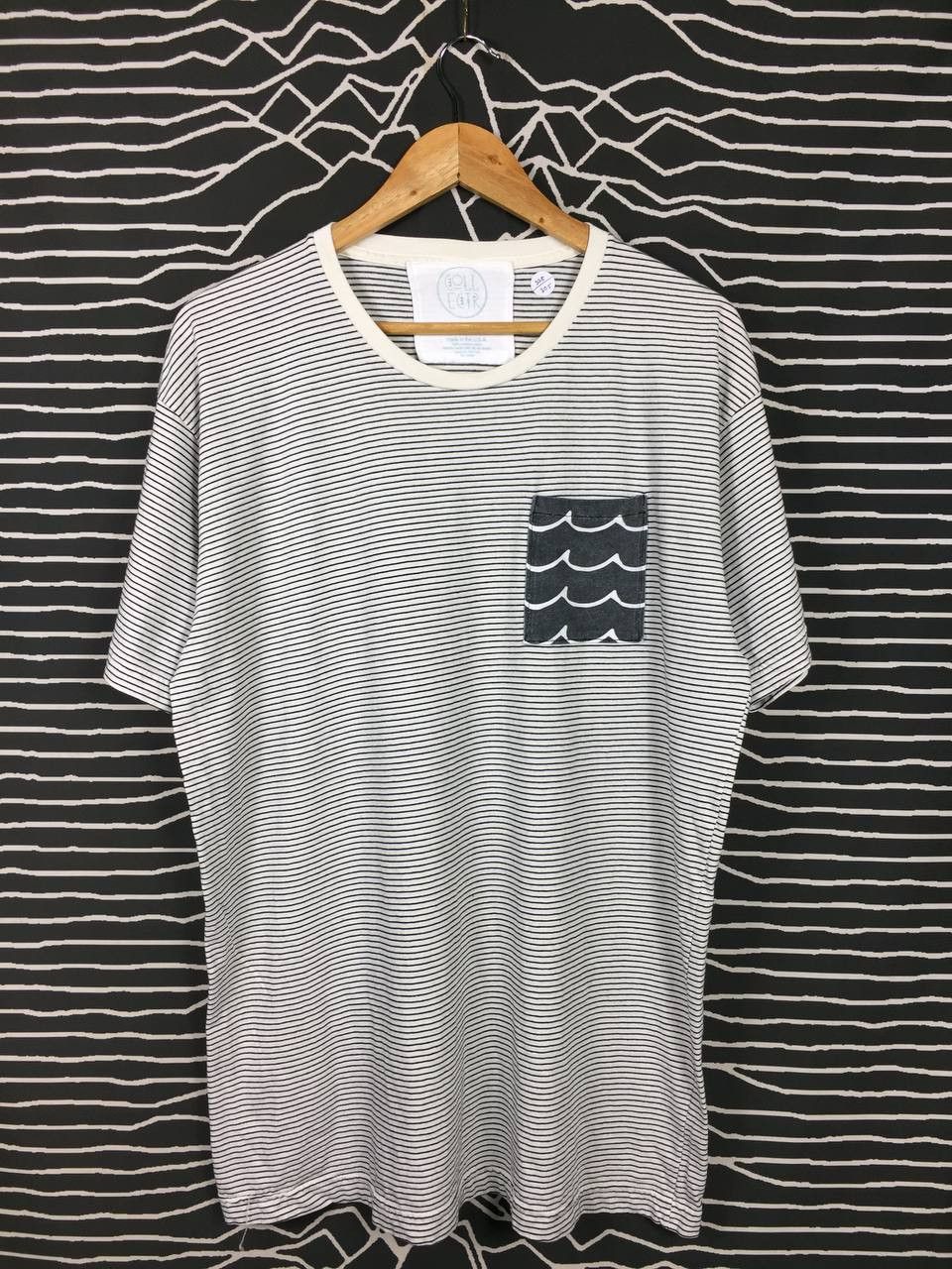 Vintage Collectr Clothing Striped Essential Pocket Tee Size US M / EU 48-50 / 2 - 2 Thumbnail