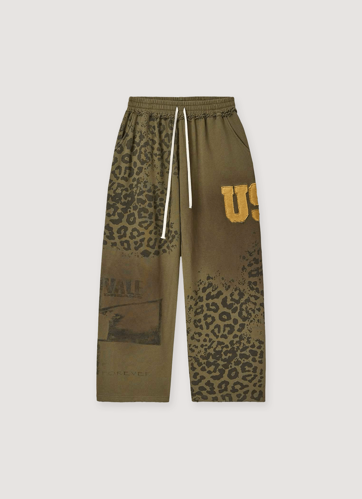 Vale Forever Safari Cheetah Sweatpants Olive Size US 30 / EU 46 - 1 Thumbnail