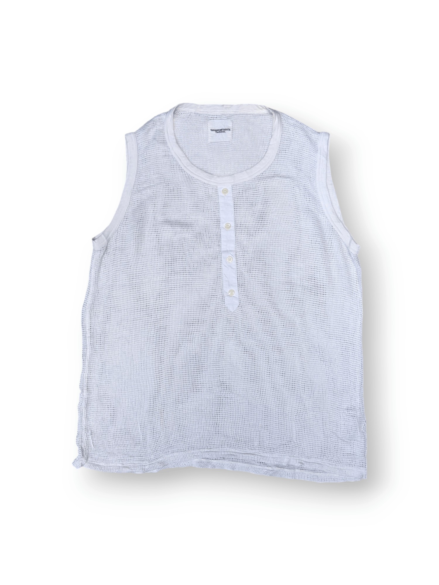 Takahiromiyashita The Soloist. Takahiromiyashita The Soloist Mesh Sleeveless Knit Size US M / EU 48-50 / 2 - 1 Thumbnail